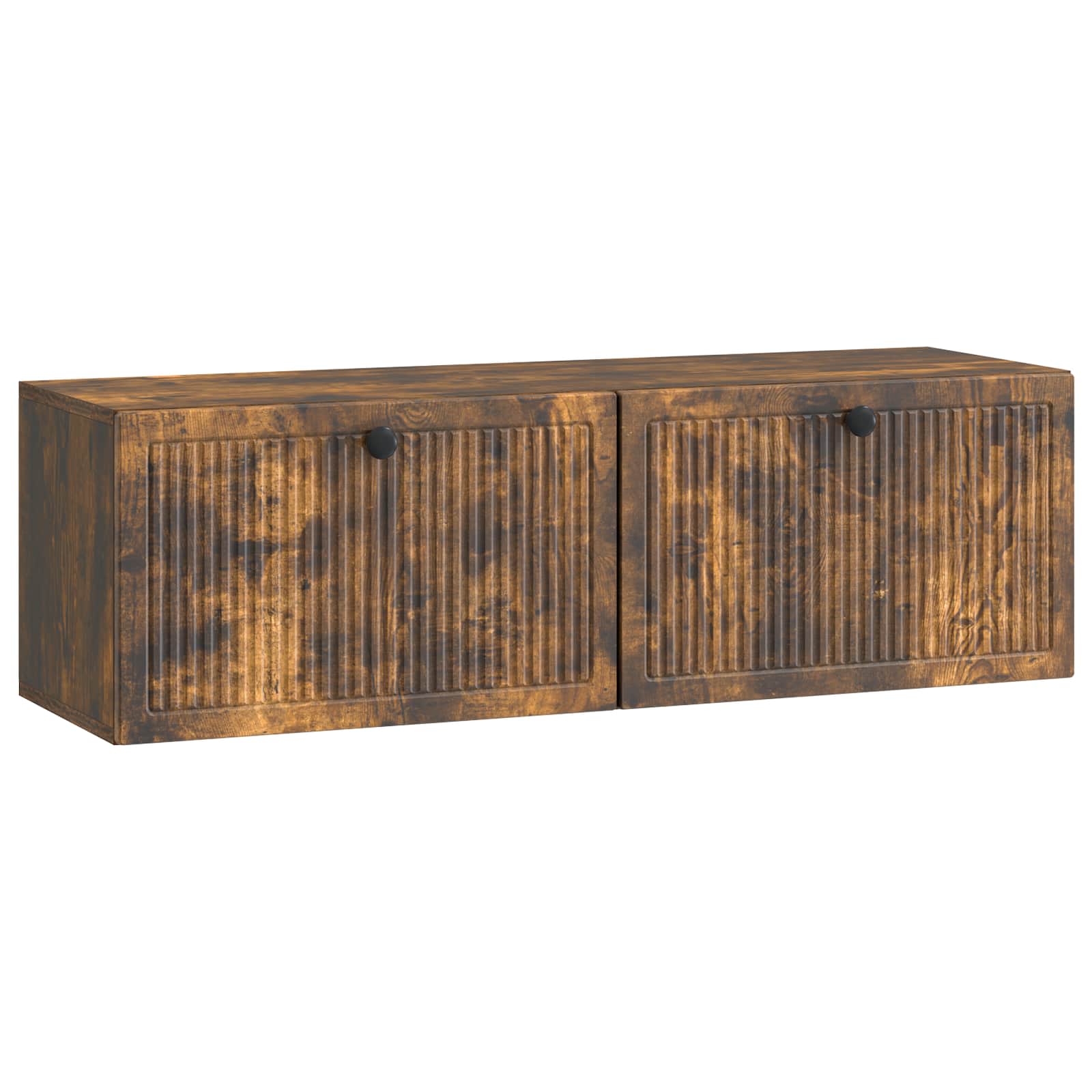 vidaXL Wandbeugel TV-kast Zwart 59,5 x 41 x 30 cm Bewerkt hout