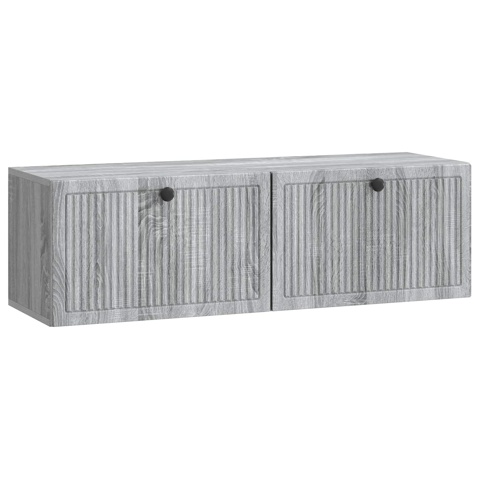 vidaXL Wandbeugel TV-kast Zwart 59,5 x 41 x 30 cm Bewerkt hout