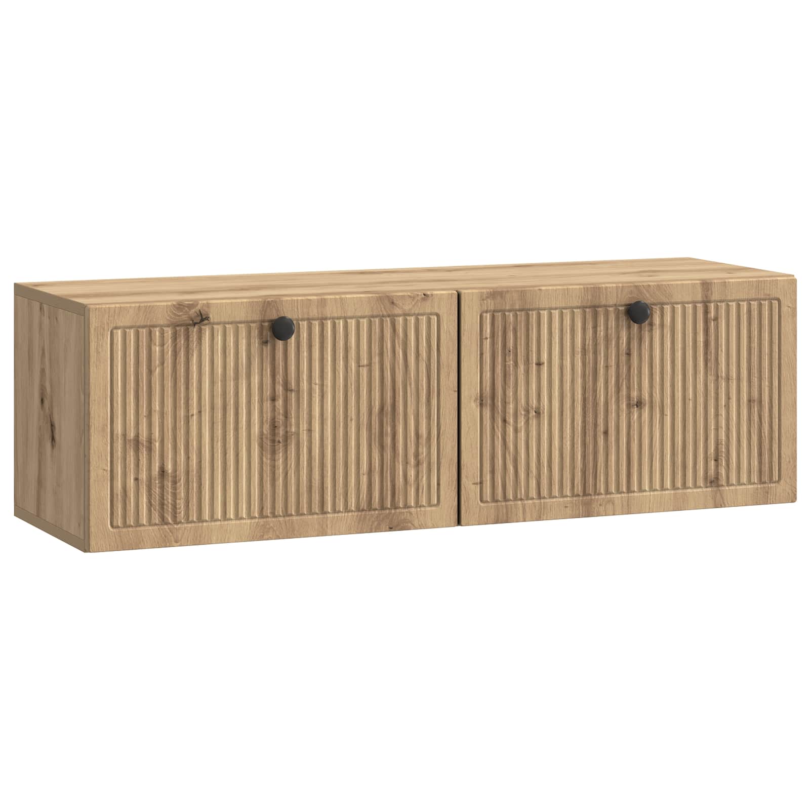 vidaXL Wandbeugel TV-kast Zwart 59,5 x 41 x 30 cm Bewerkt hout