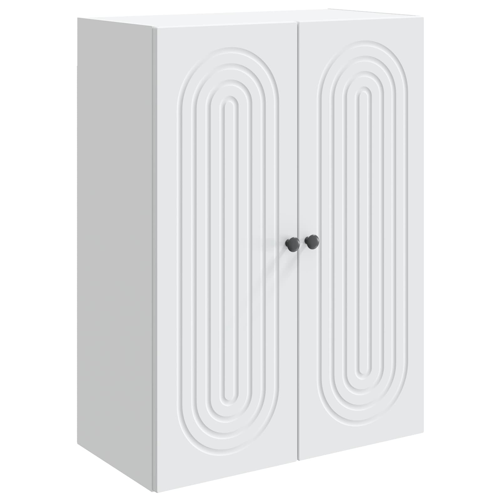 vidaXL Wandkast Wit 66 x 34,5 x 90 cm Bewerkt hout