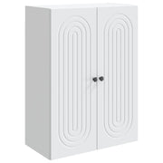 vidaXL Wandkast Wit 66 x 34,5 x 90 cm Bewerkt hout