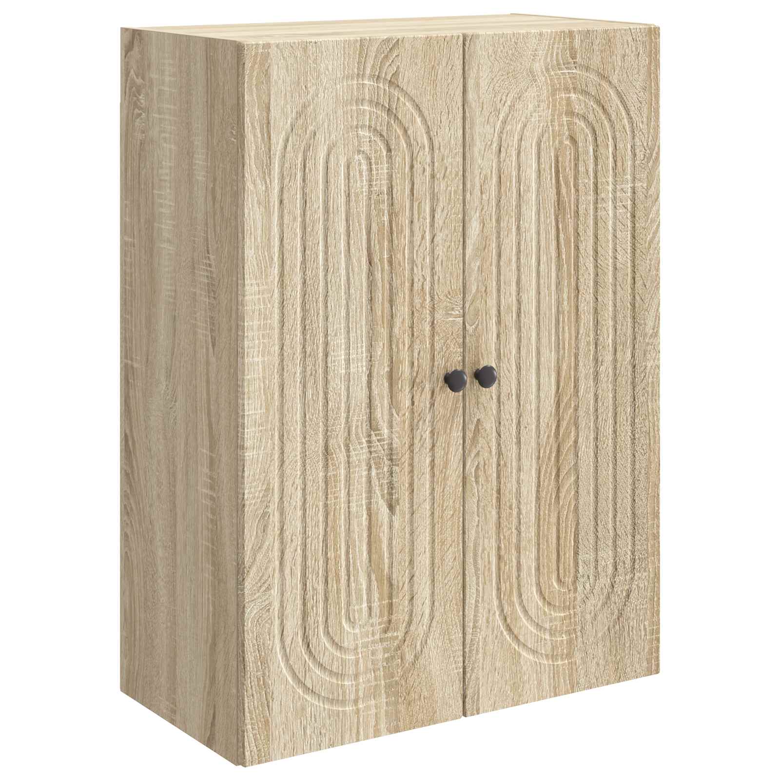 vidaXL Wandkast Wit 66 x 34,5 x 90 cm Bewerkt hout