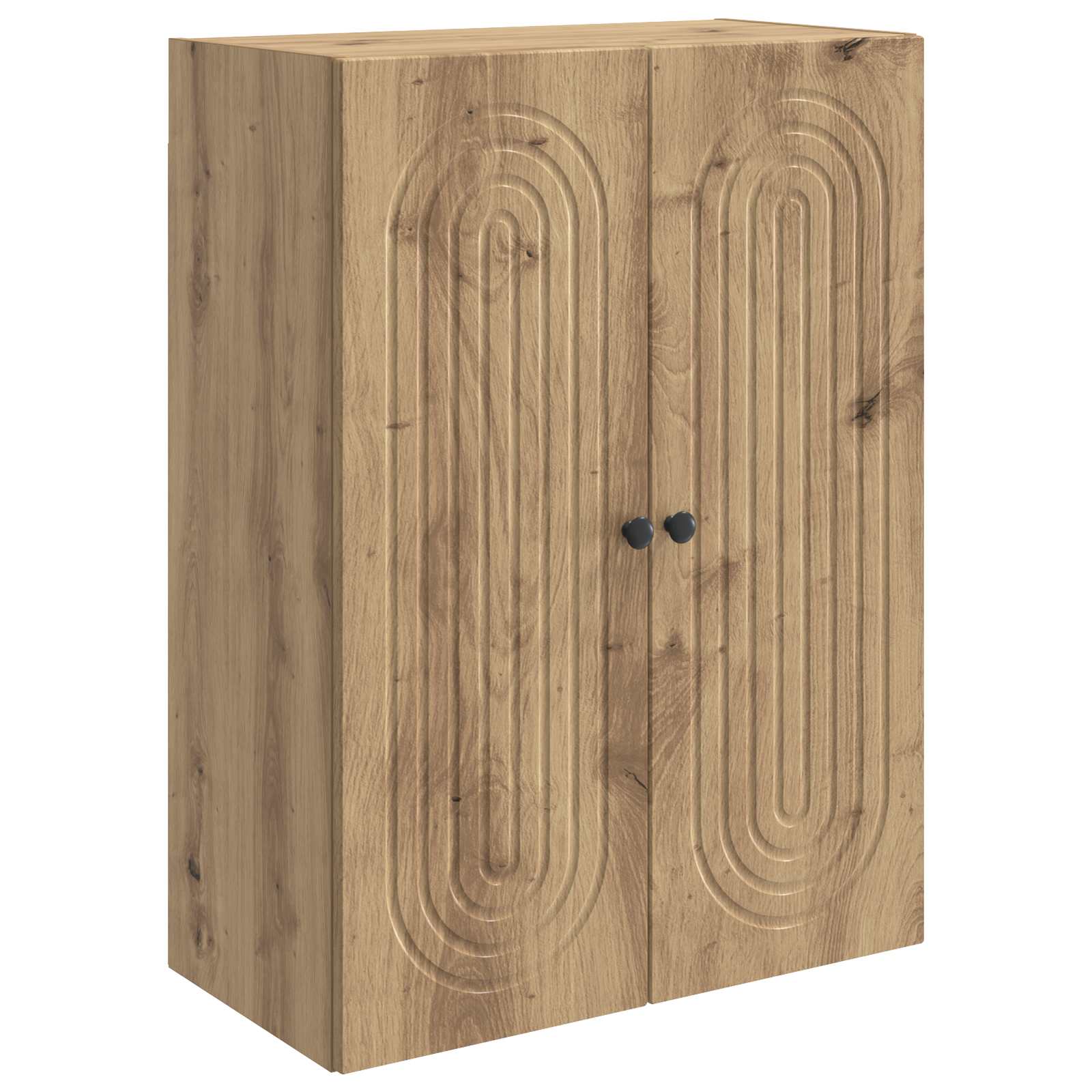 vidaXL Wandkast Wit 66 x 34,5 x 90 cm Bewerkt hout