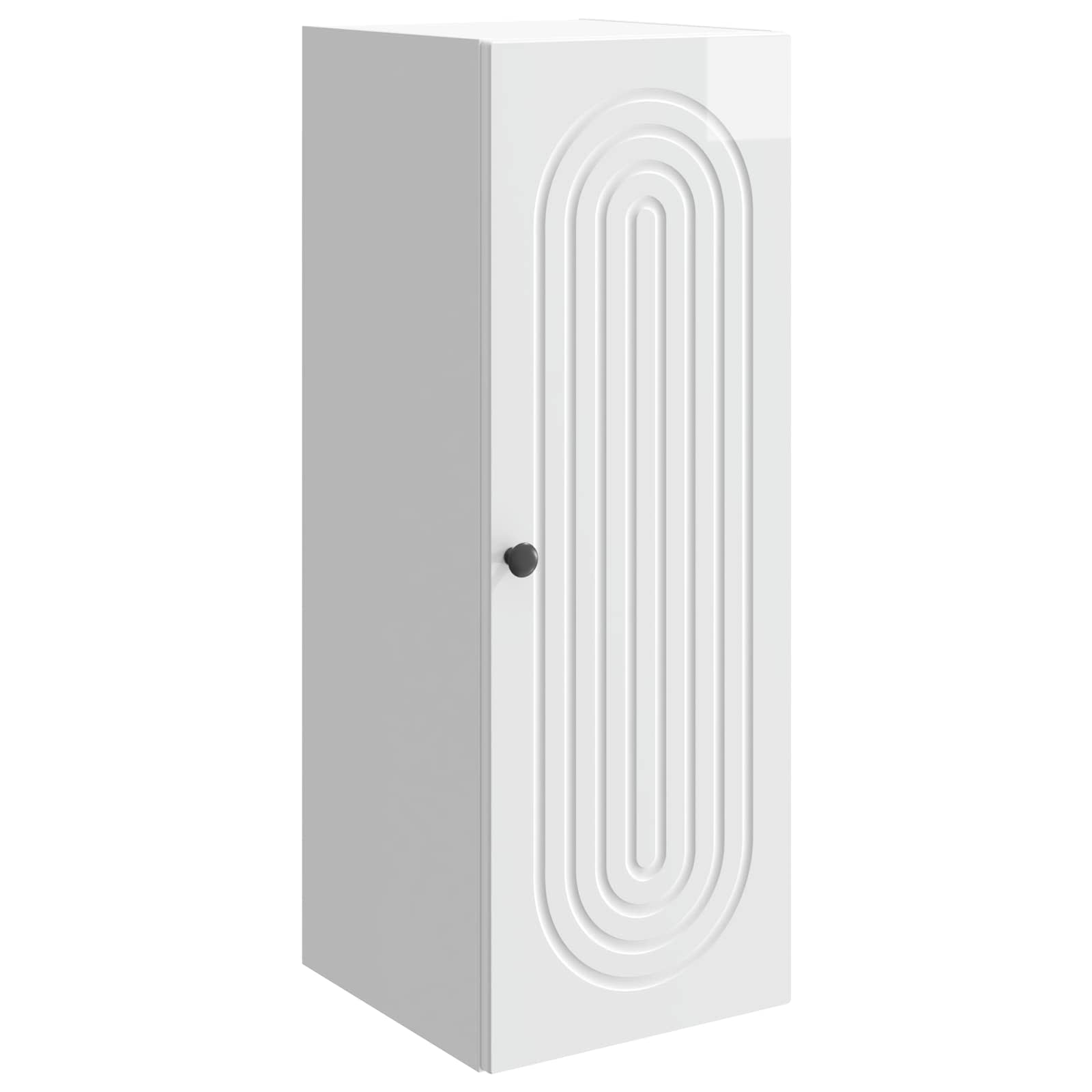 vidaXL Wandkast Wit 66 x 34,5 x 90 cm Bewerkt hout