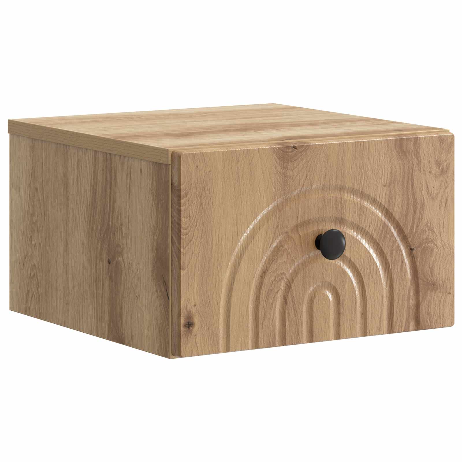 vidaXL Wandbeugel Bedkast 2 pcs Wit 33 x 34,5 x 20 cm Bewerkt hout