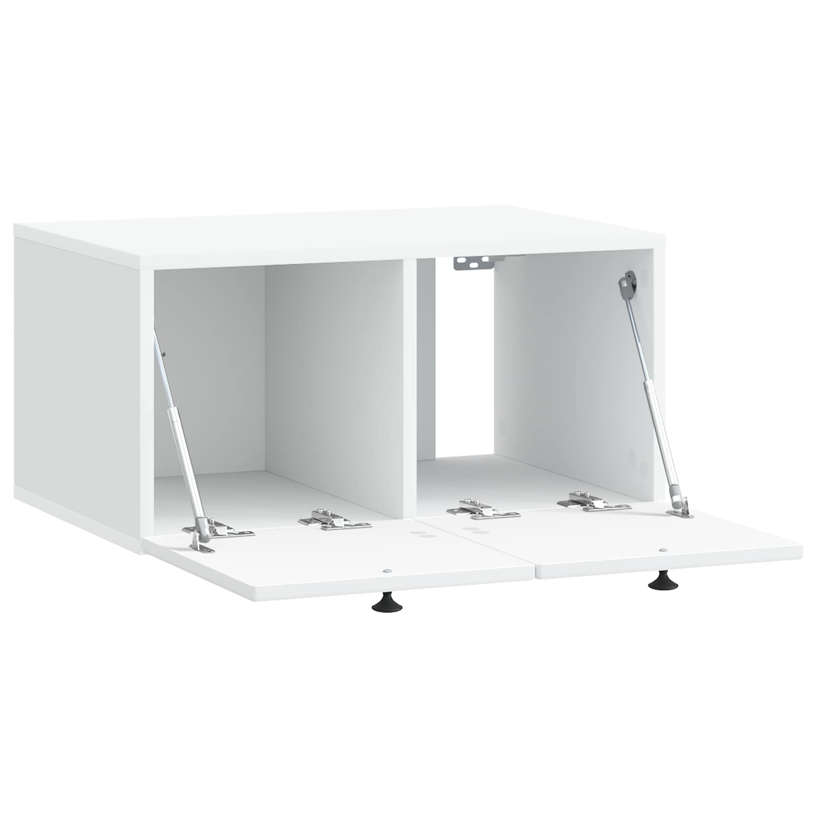 vidaXL Wandbeugel TV-kast Zwart 59,5 x 41 x 30 cm Bewerkt hout
