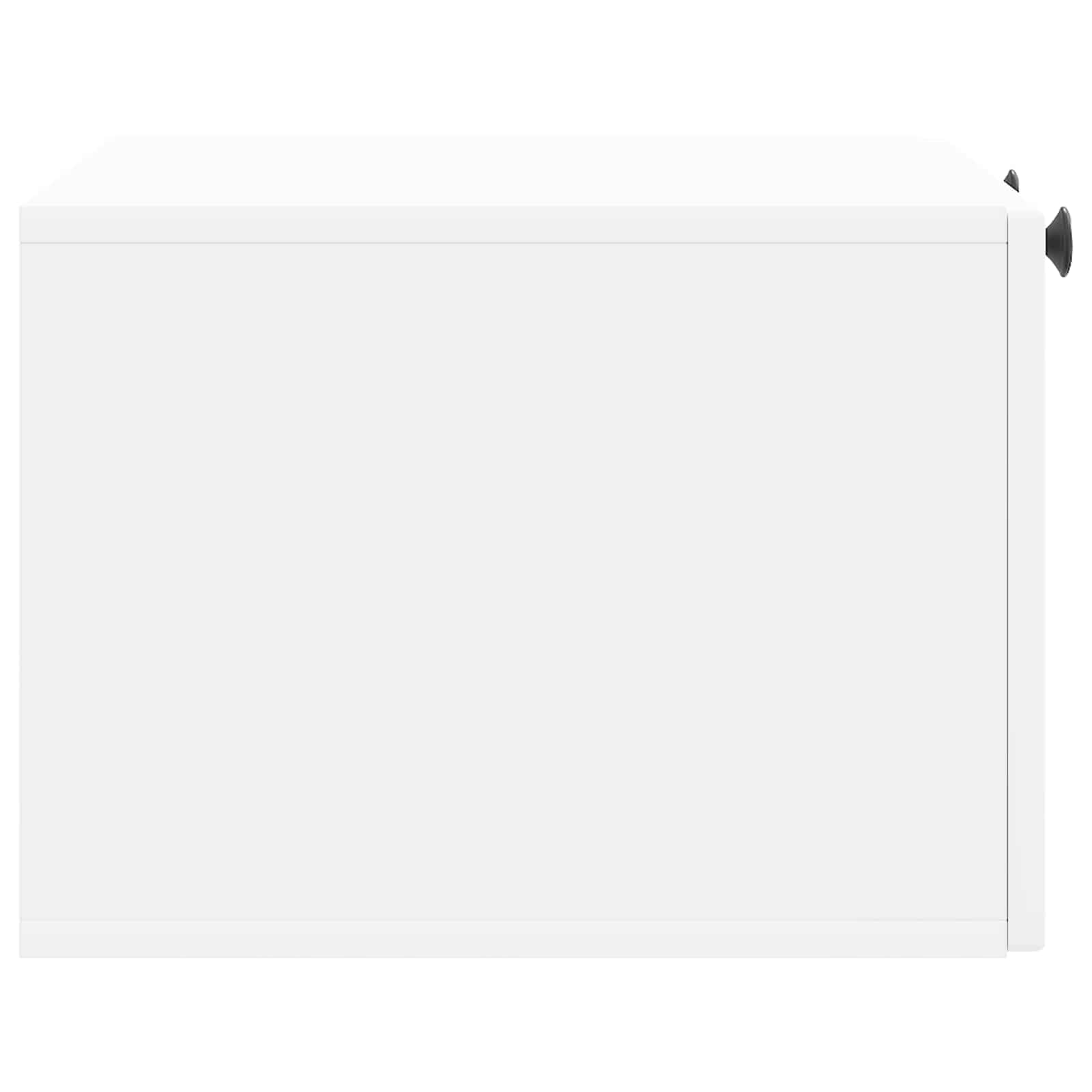 vidaXL Wandbeugel TV-kast Zwart 59,5 x 41 x 30 cm Bewerkt hout