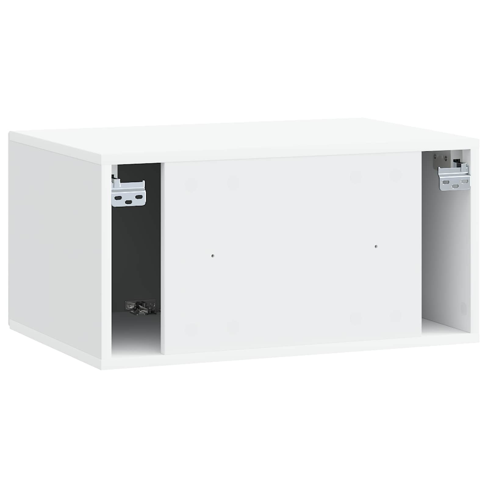 vidaXL Wandbeugel TV-kast Zwart 59,5 x 41 x 30 cm Bewerkt hout
