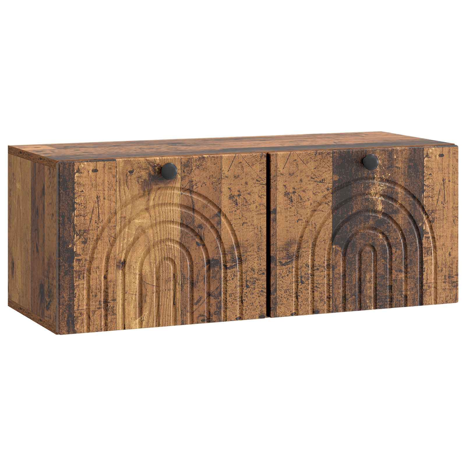 vidaXL Wandbeugel TV-kast Zwart 59,5 x 41 x 30 cm Bewerkt hout