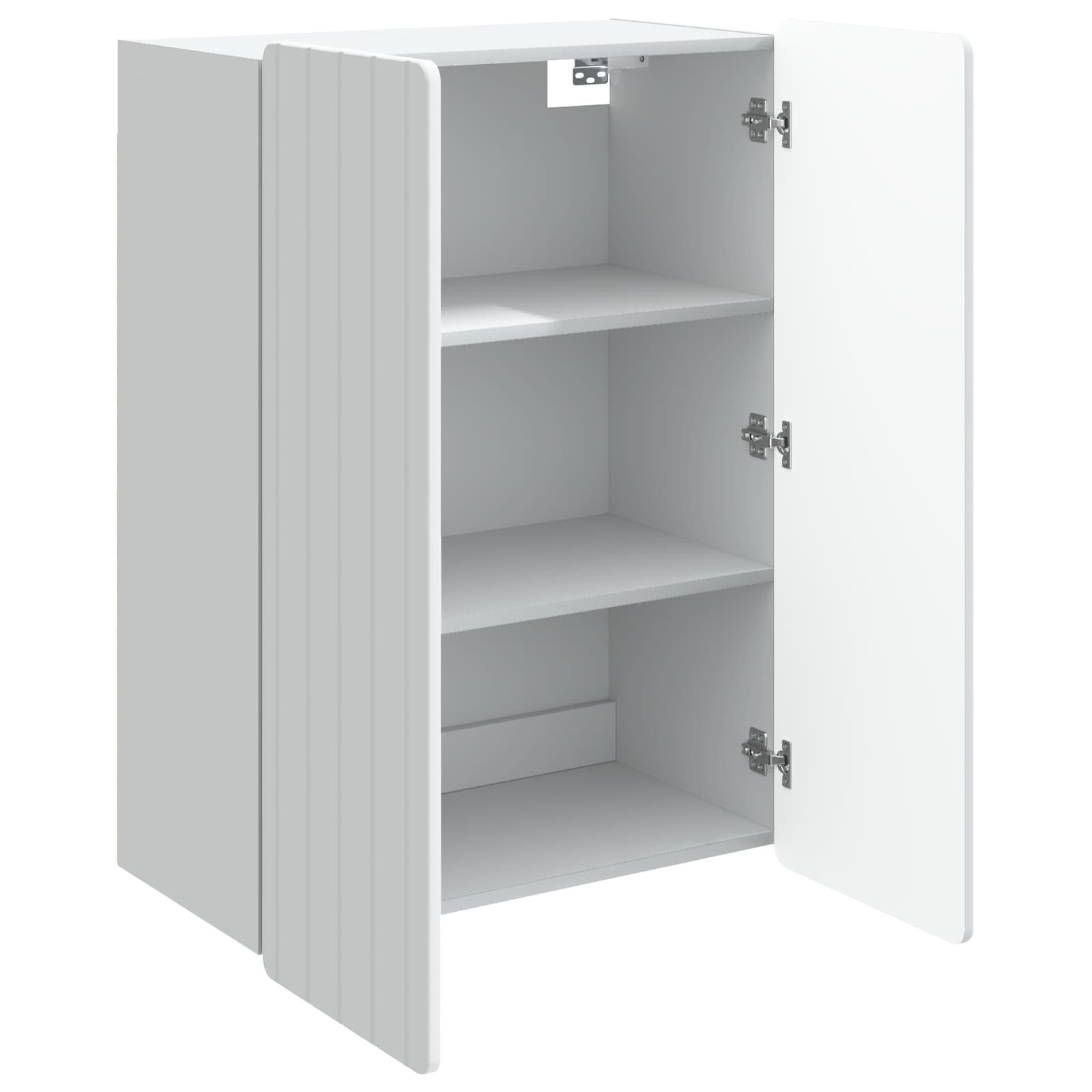 vidaXL Wandkast Wit 66 x 34,5 x 92 cm Bewerkt hout