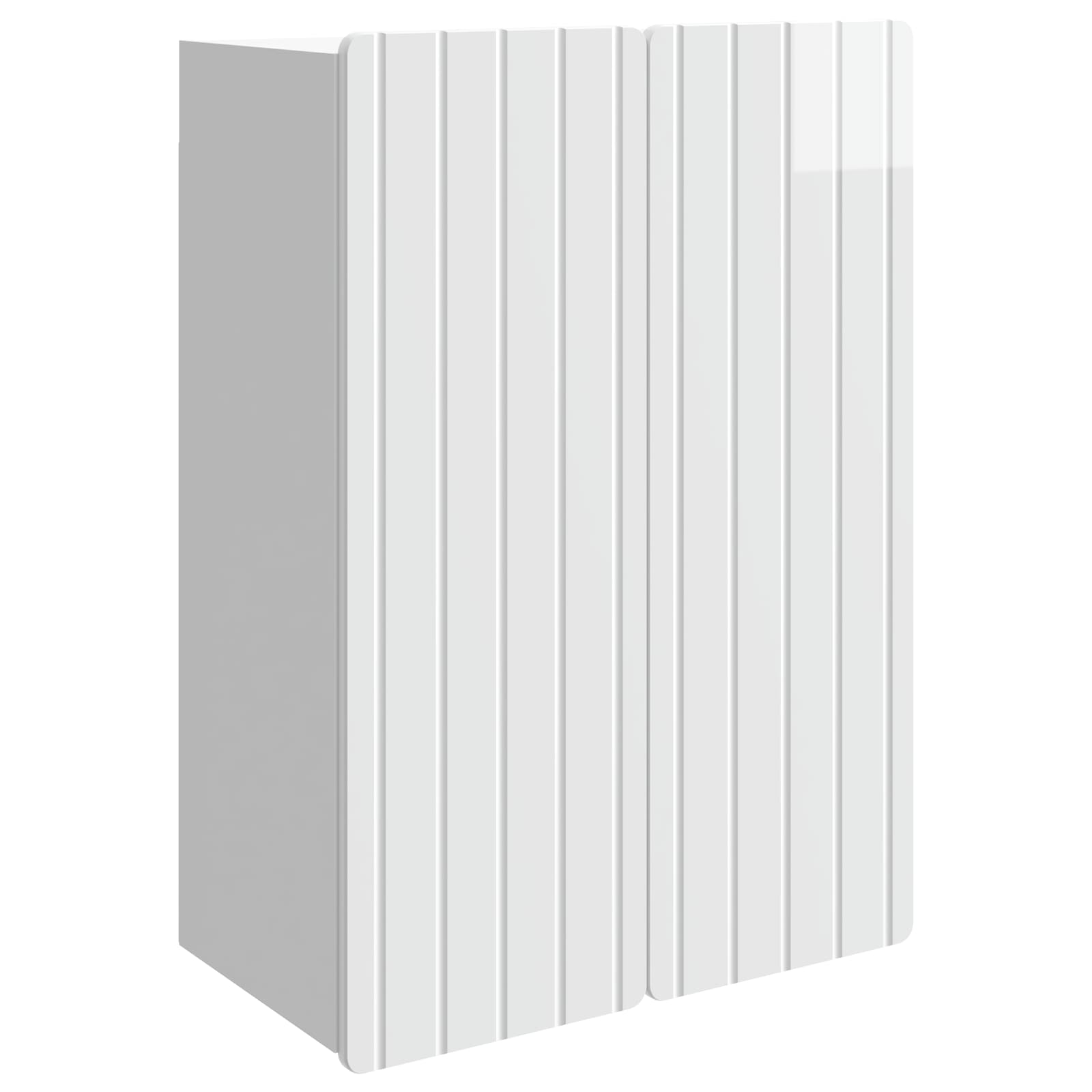vidaXL Wandkast Wit 66 x 34,5 x 92 cm Bewerkt hout