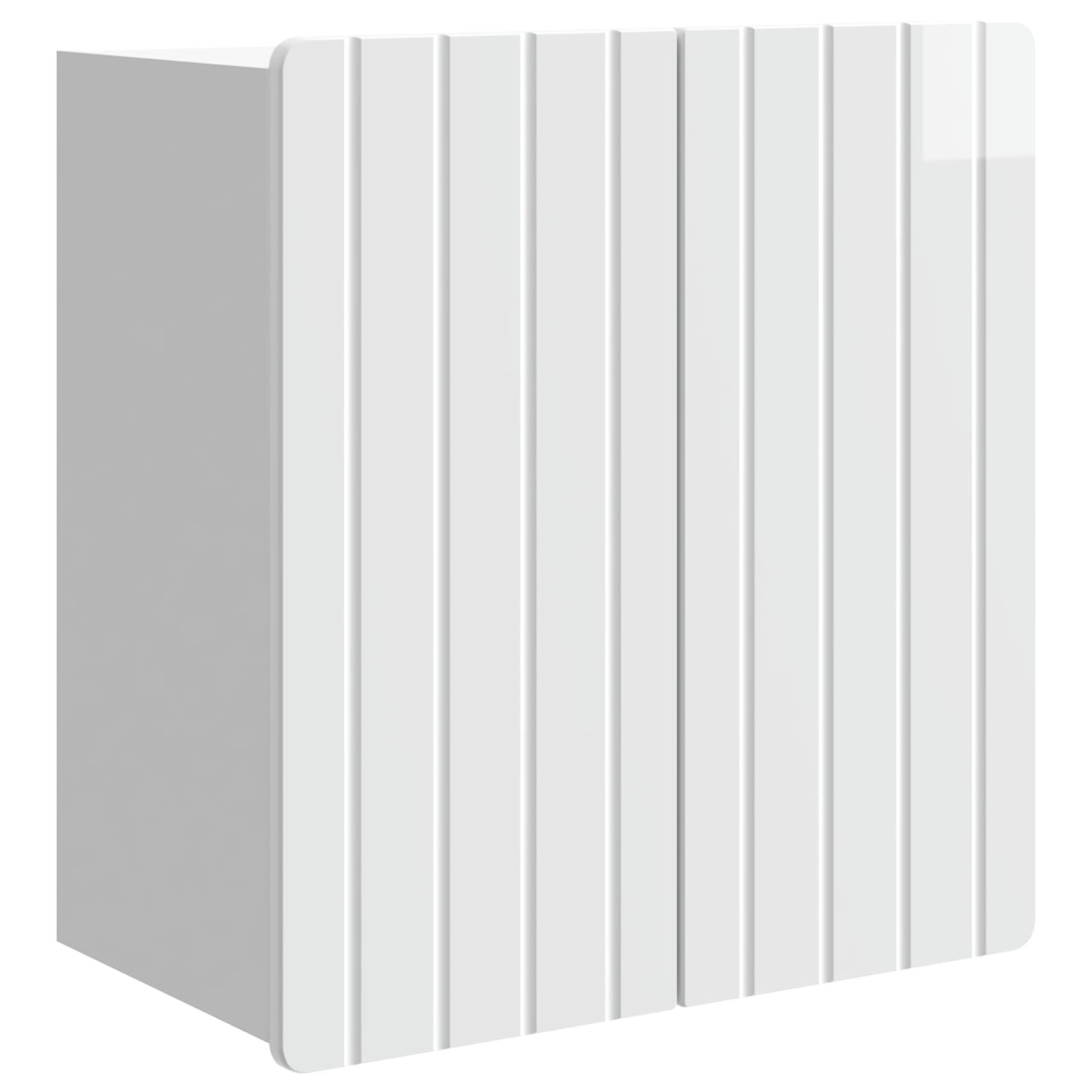 vidaXL Wandkast Wit 66 x 34,5 x 92 cm Bewerkt hout