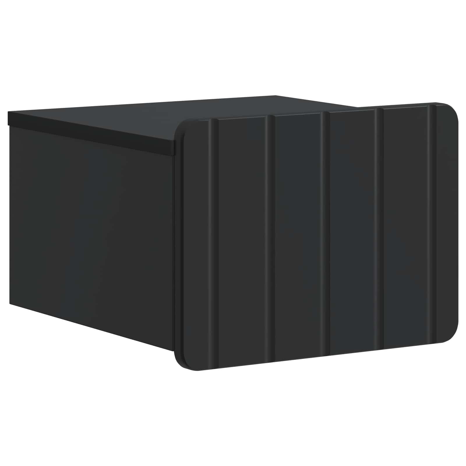 vidaXL Wandbeugel Bedkast 2 pcs Wit 33 x 34,5 x 24 cm Bewerkt hout