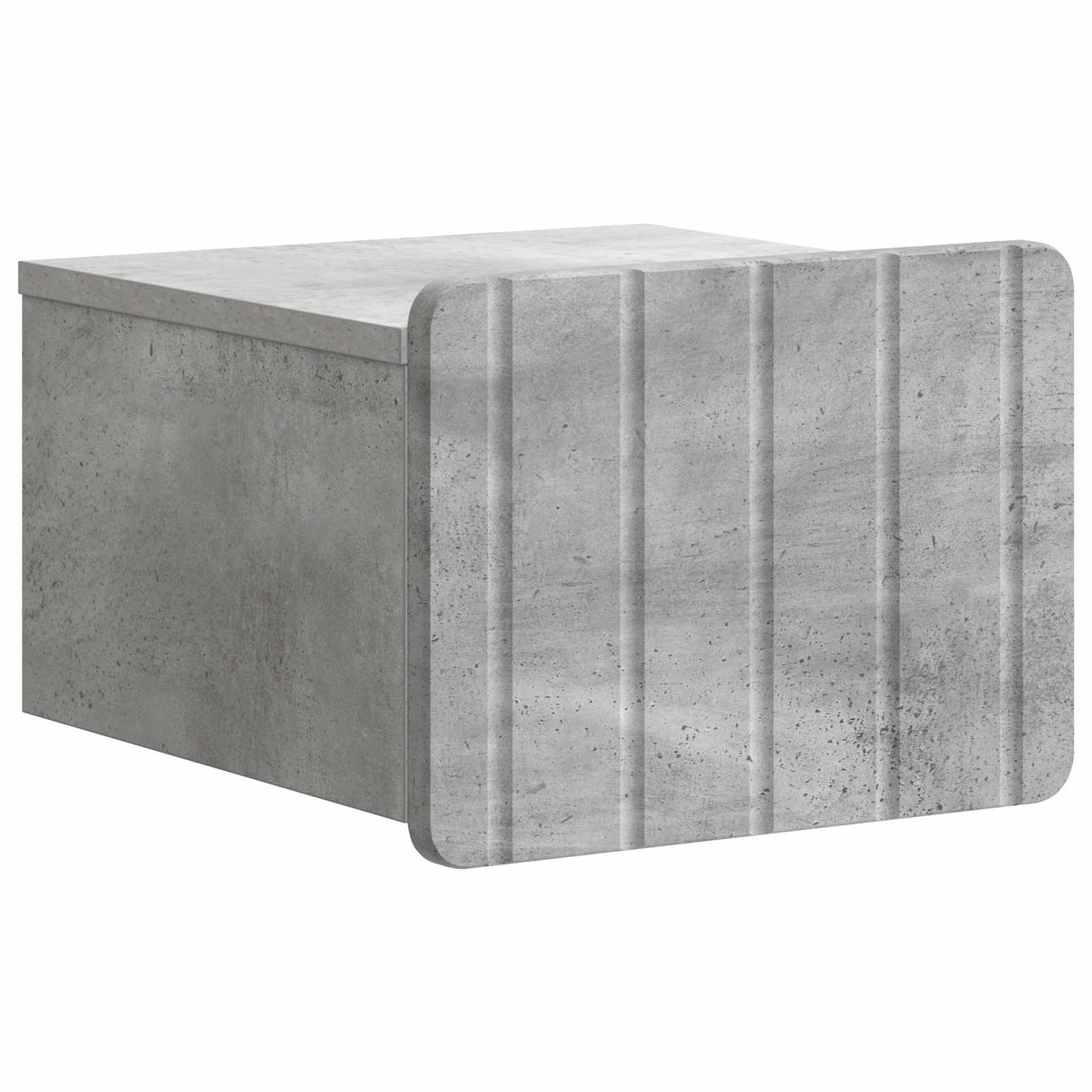 vidaXL Wandbeugel Bedkast 2 pcs Wit 33 x 34,5 x 24 cm Bewerkt hout