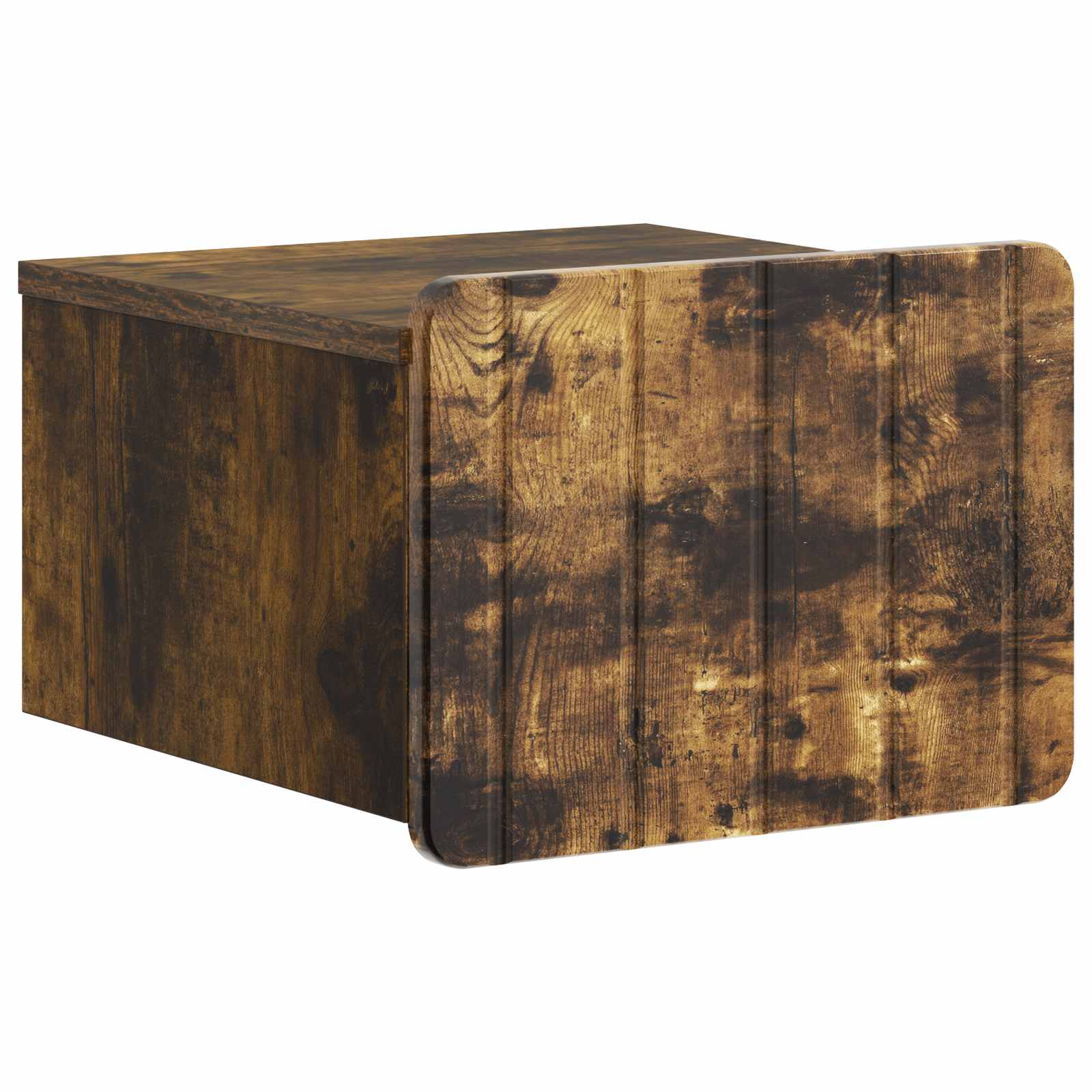 vidaXL Wandbeugel Bedkast 2 pcs Wit 33 x 34,5 x 24 cm Bewerkt hout