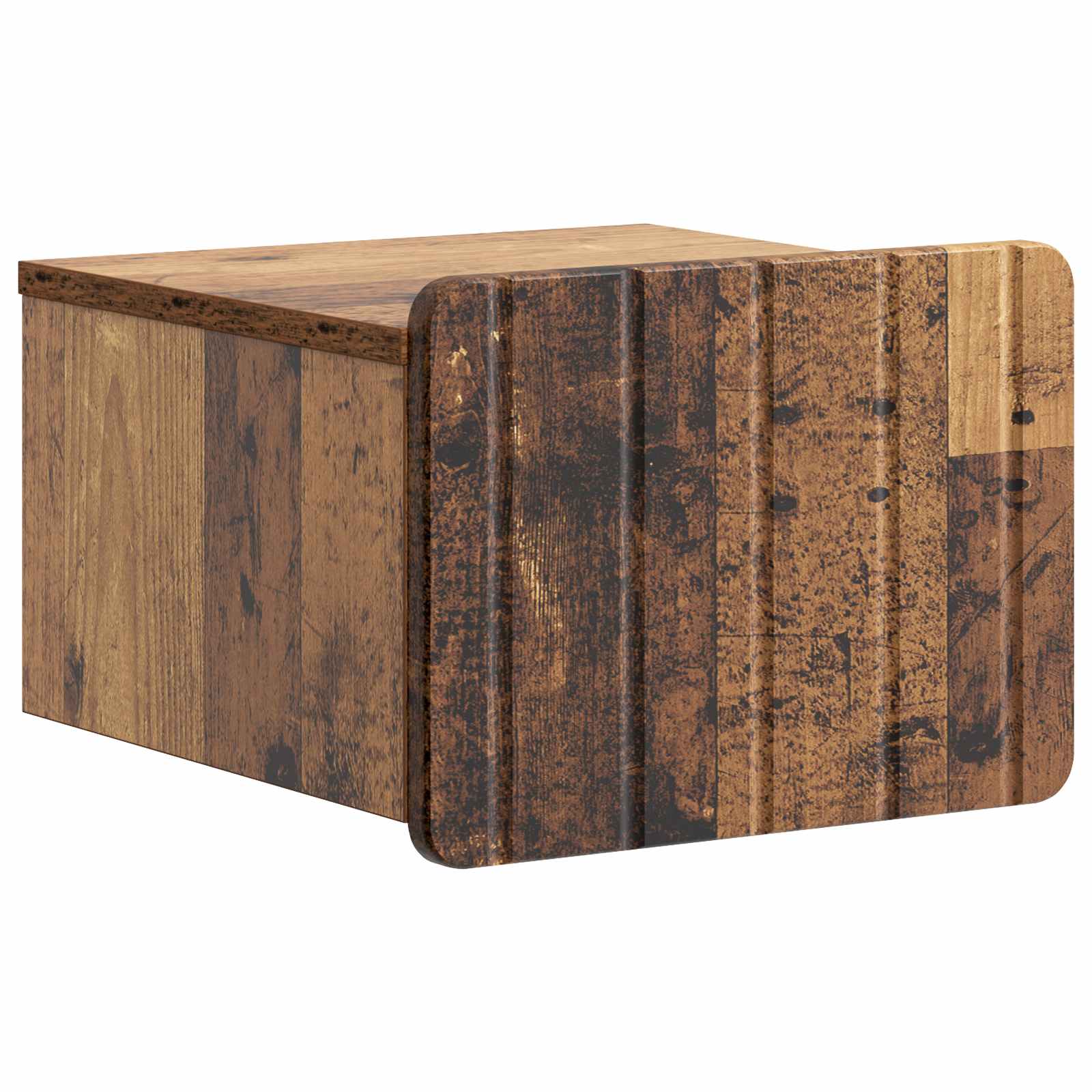vidaXL Wandbeugel Bedkast 2 pcs Wit 33 x 34,5 x 24 cm Bewerkt hout