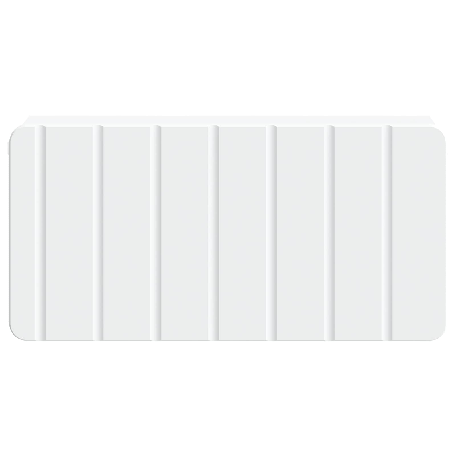 vidaXL Wandbeugel Bedkast 2 pcs Wit 49 x 34,5 x 24 cm Bewerkt hout