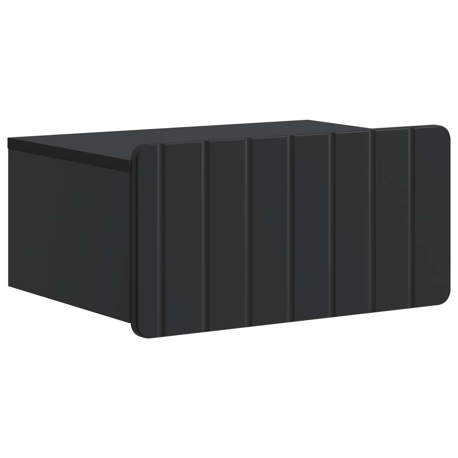 vidaXL Wandbeugel Bedkast 2 pcs Wit 49 x 34,5 x 24 cm Bewerkt hout