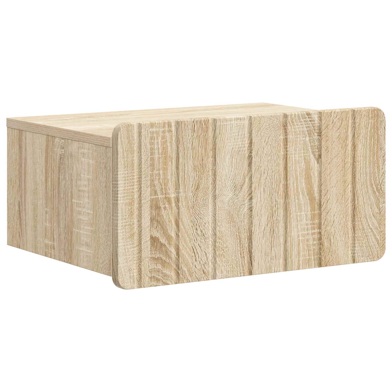 vidaXL Wandbeugel Bedkast 2 pcs Wit 49 x 34,5 x 24 cm Bewerkt hout