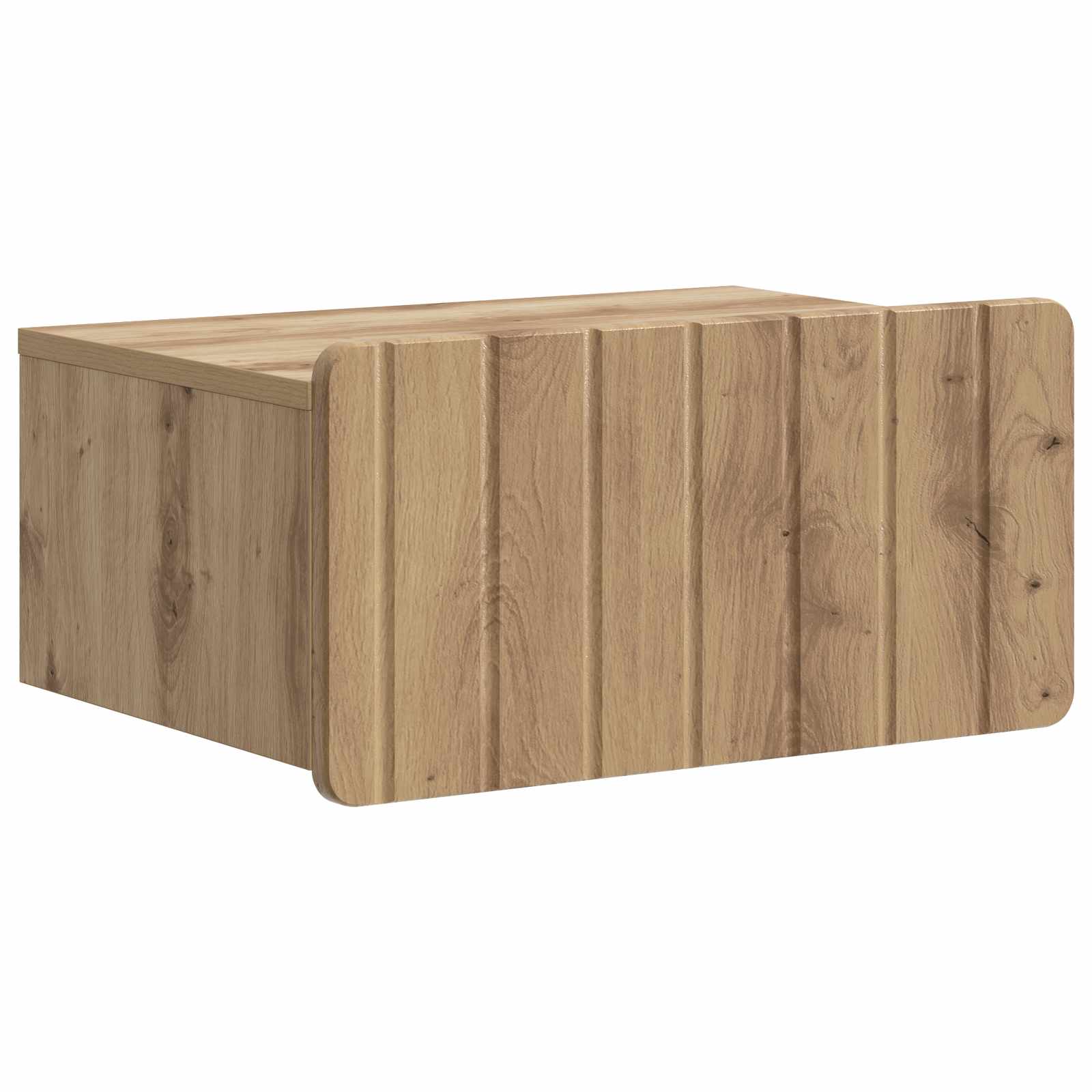 vidaXL Wandbeugel Bedkast 2 pcs Wit 49 x 34,5 x 24 cm Bewerkt hout