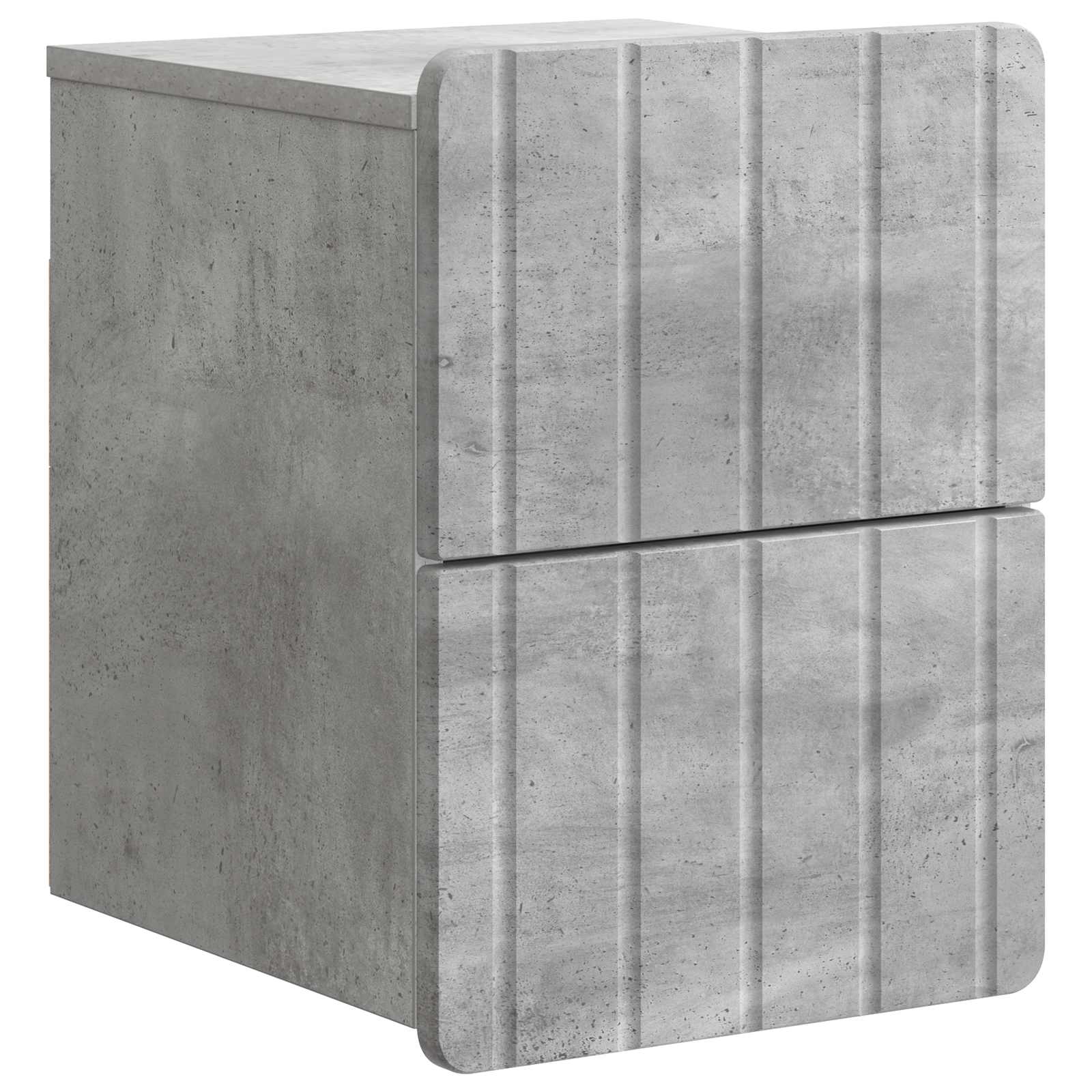 vidaXL Wandbeugel Bedkast 2 pcs Wit 33 x 34,5 x 43 cm Bewerkt hout