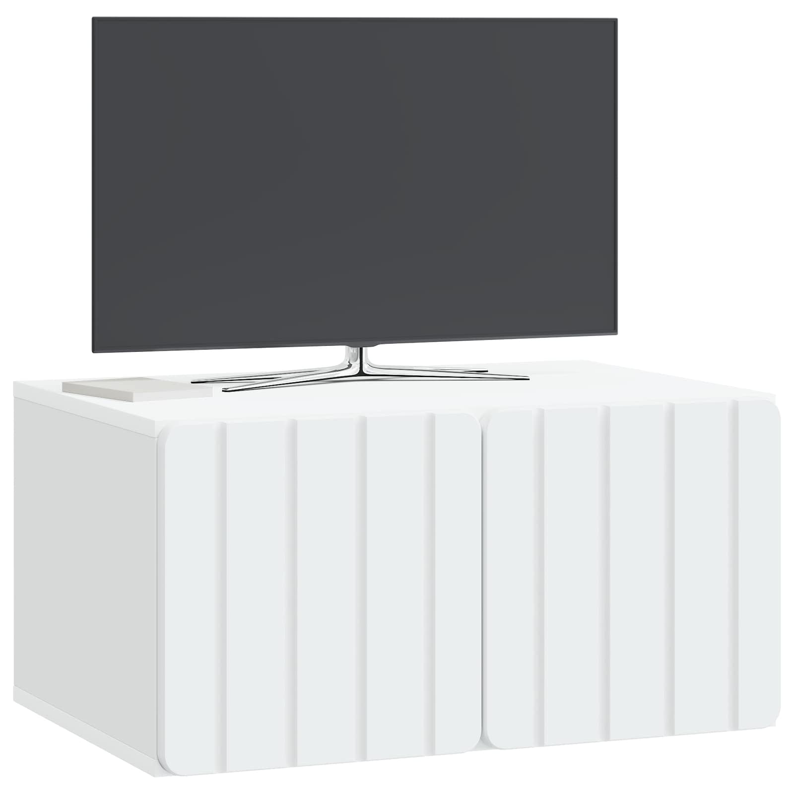 vidaXL Wandbeugel TV-kast Zwart 59,5 x 41 x 30 cm Bewerkt hout