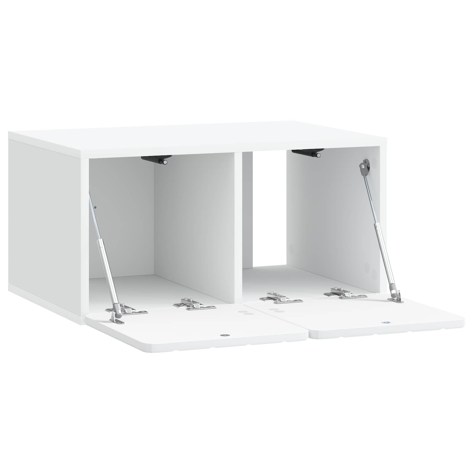 vidaXL Wandbeugel TV-kast Zwart 59,5 x 41 x 30 cm Bewerkt hout