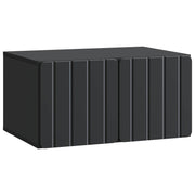 vidaXL Wandbeugel TV-kast Zwart 59,5 x 41 x 30 cm Bewerkt hout