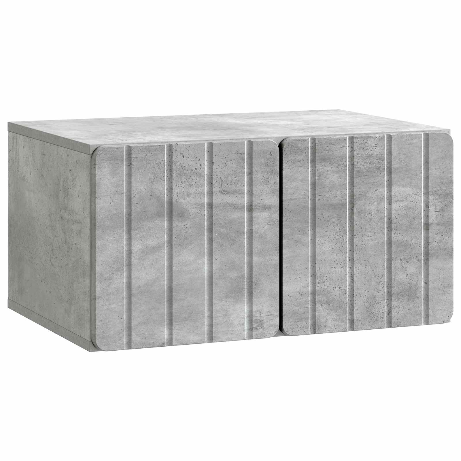 vidaXL Wandbeugel TV-kast Zwart 59,5 x 41 x 30 cm Bewerkt hout