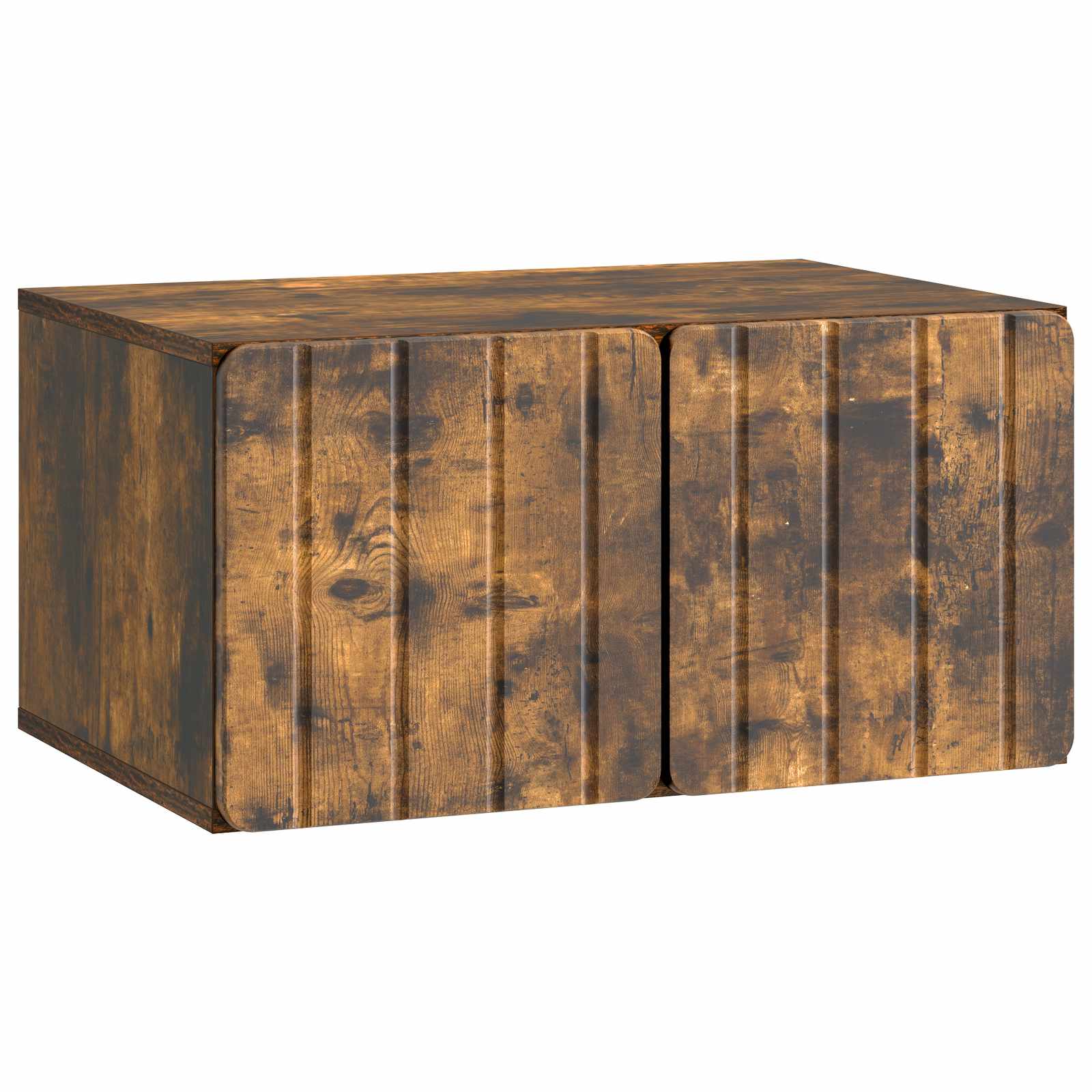 vidaXL Wandbeugel TV-kast Zwart 59,5 x 41 x 30 cm Bewerkt hout