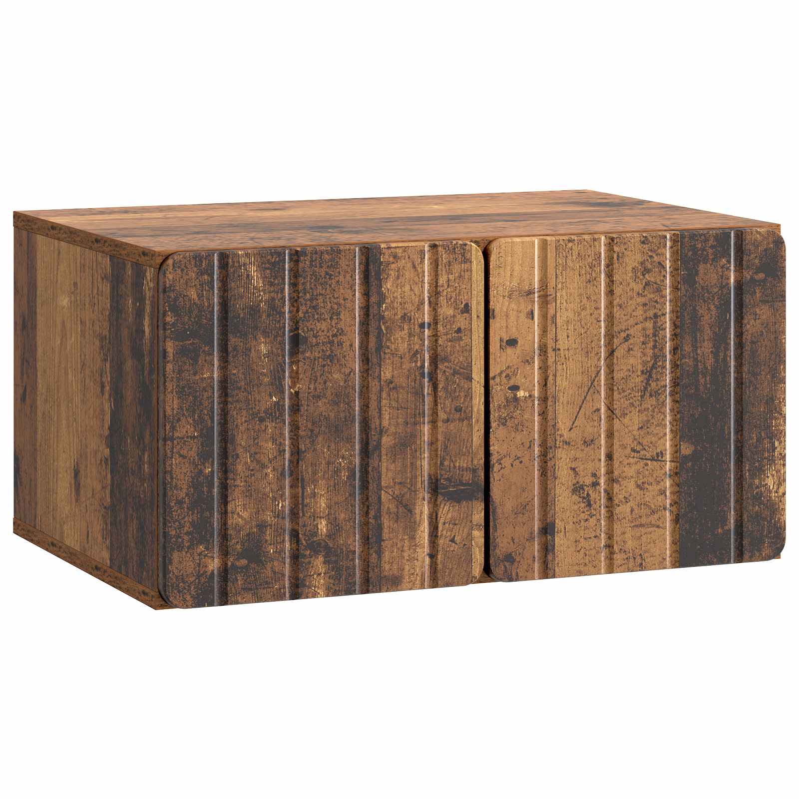 vidaXL Wandbeugel TV-kast Zwart 59,5 x 41 x 30 cm Bewerkt hout