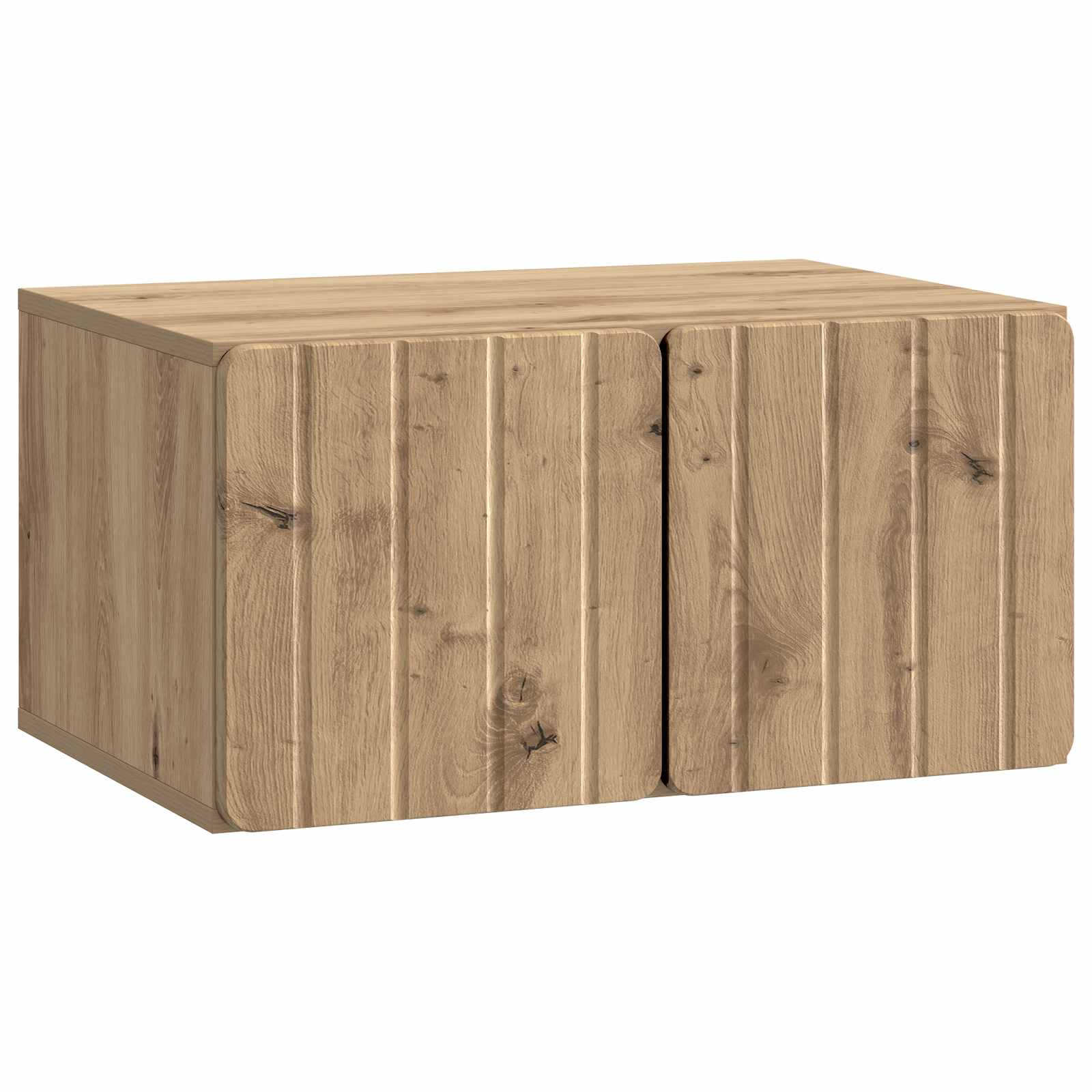 vidaXL Wandbeugel TV-kast Zwart 59,5 x 41 x 30 cm Bewerkt hout