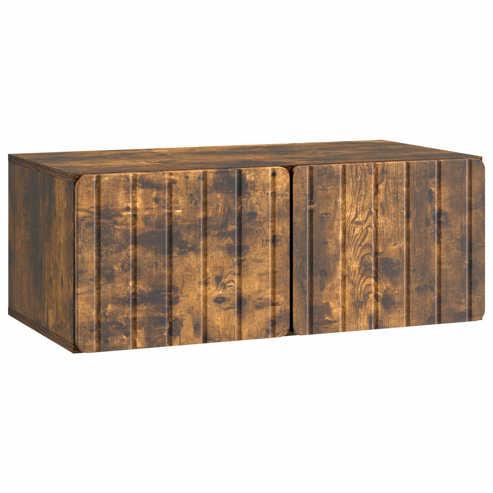 vidaXL Wandbeugel TV-kast Zwart 59,5 x 41 x 30 cm Bewerkt hout