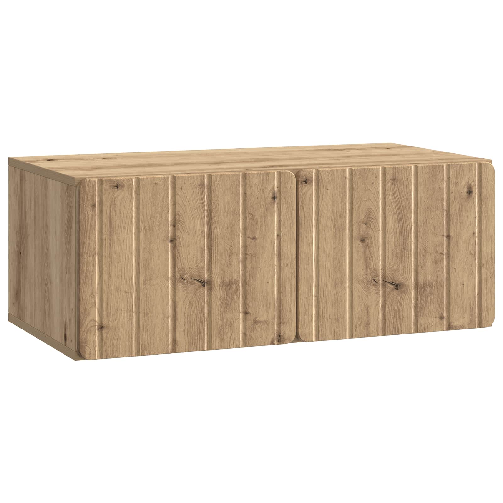 vidaXL Wandbeugel TV-kast Zwart 59,5 x 41 x 30 cm Bewerkt hout