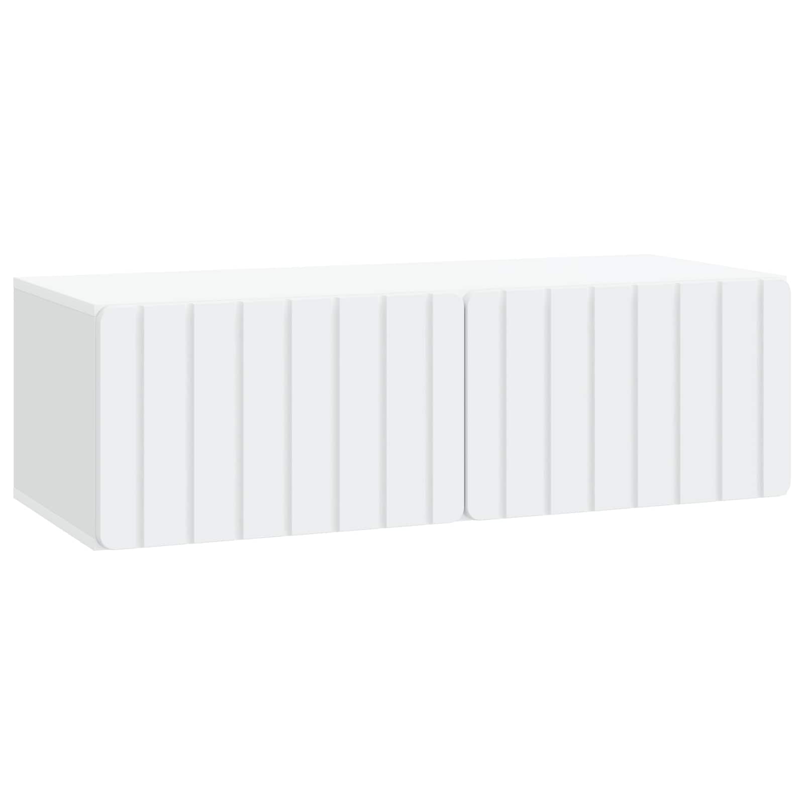 vidaXL Wandbeugel TV-kast Zwart 59,5 x 41 x 30 cm Bewerkt hout