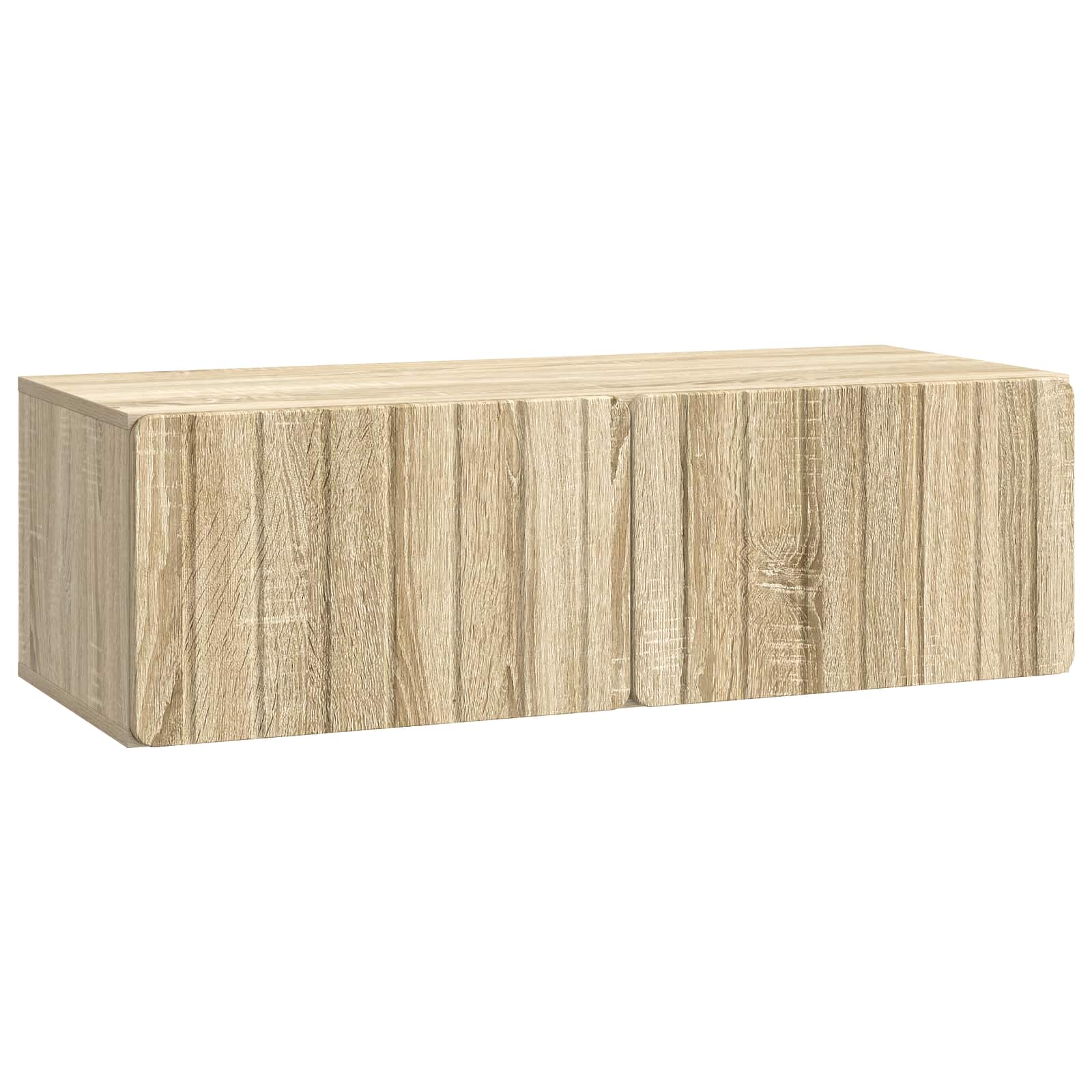 vidaXL Wandbeugel TV-kast Zwart 59,5 x 41 x 30 cm Bewerkt hout