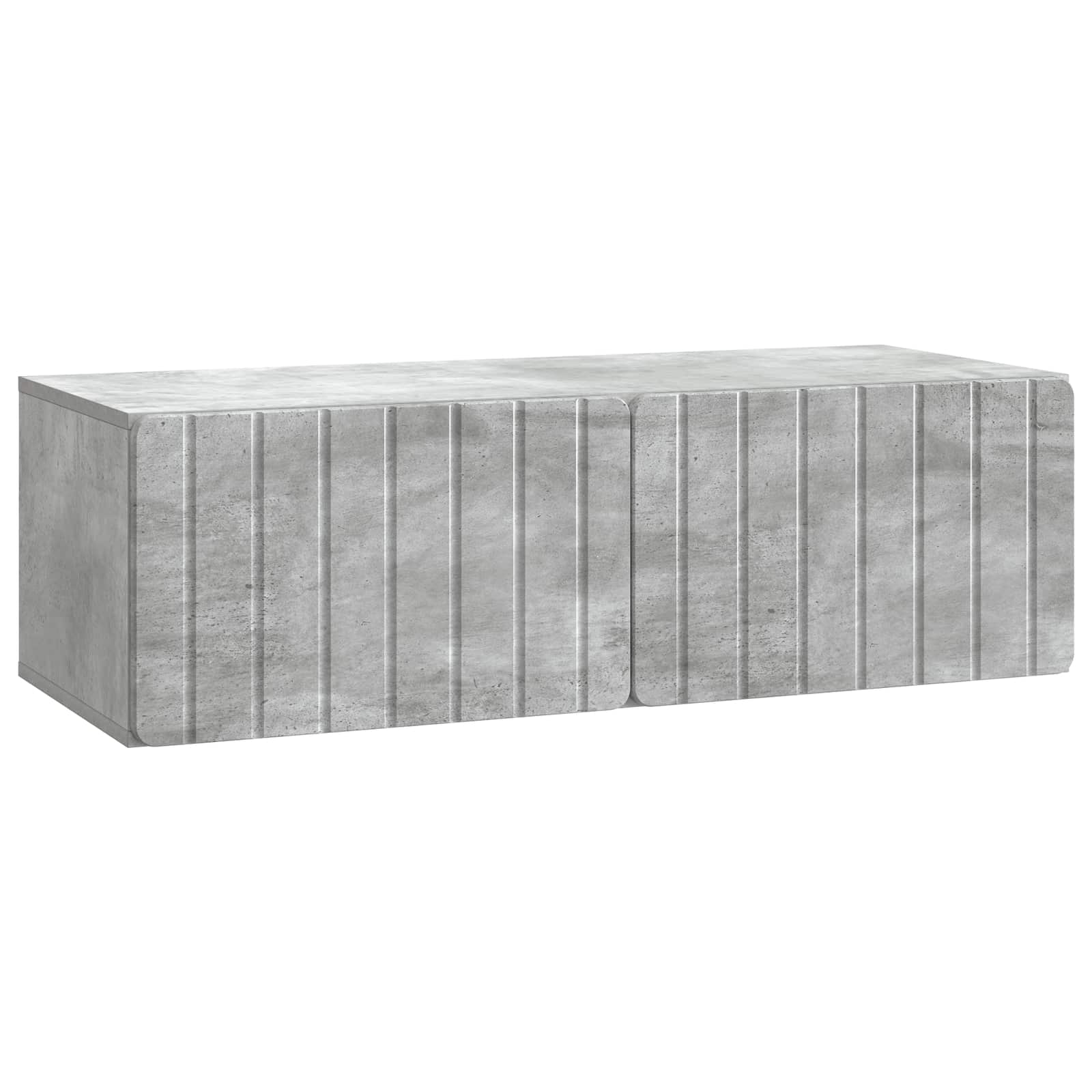 vidaXL Wandbeugel TV-kast Zwart 59,5 x 41 x 30 cm Bewerkt hout