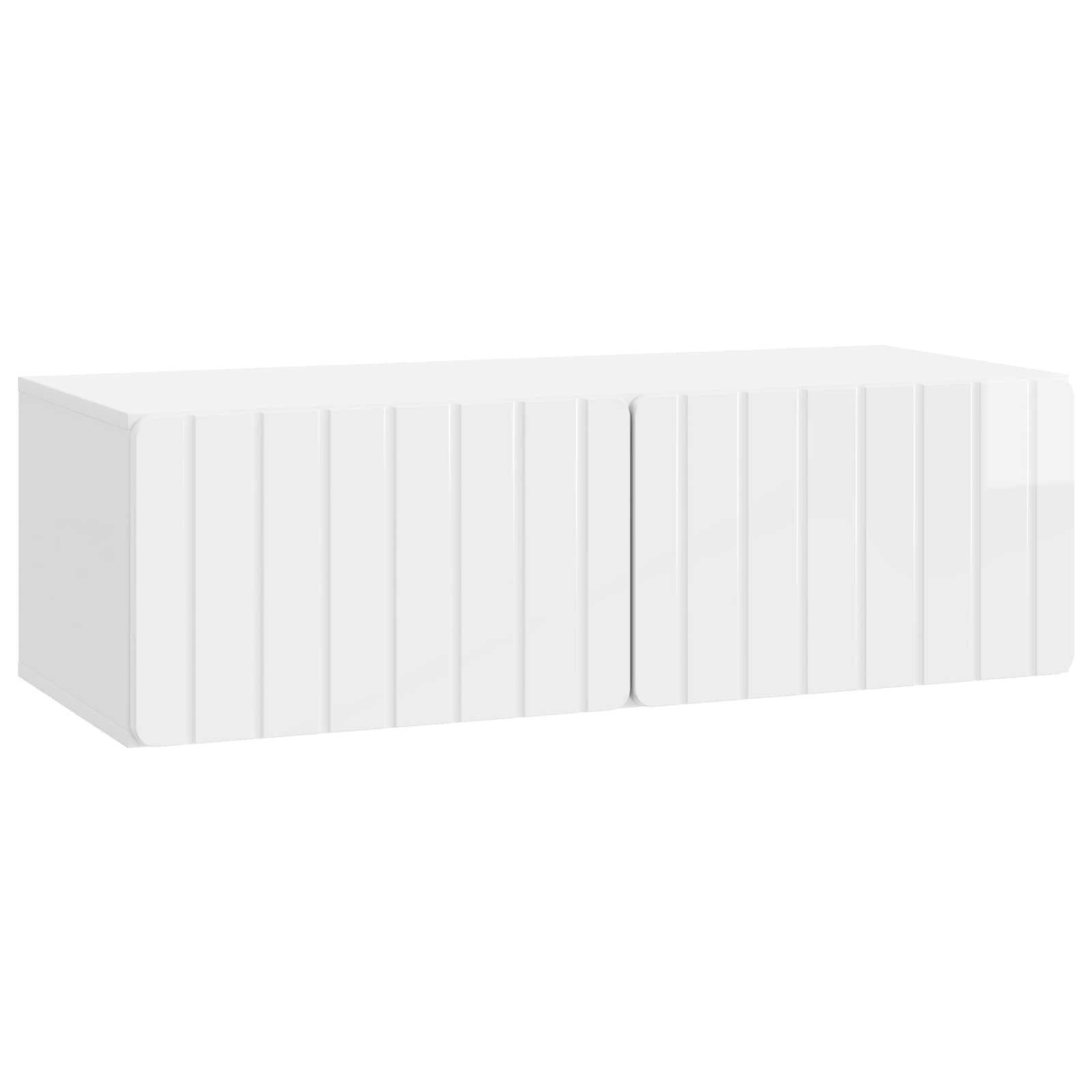 vidaXL Wandbeugel TV-kast Zwart 59,5 x 41 x 30 cm Bewerkt hout