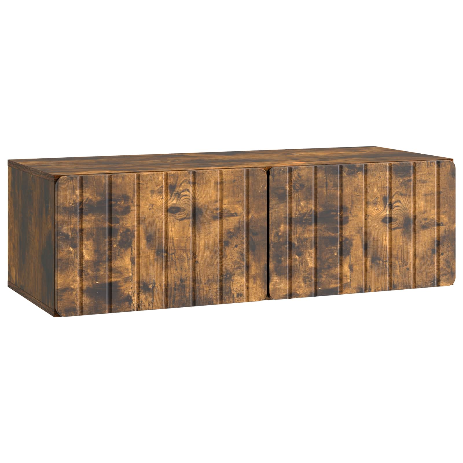 vidaXL Wandbeugel TV-kast Zwart 59,5 x 41 x 30 cm Bewerkt hout
