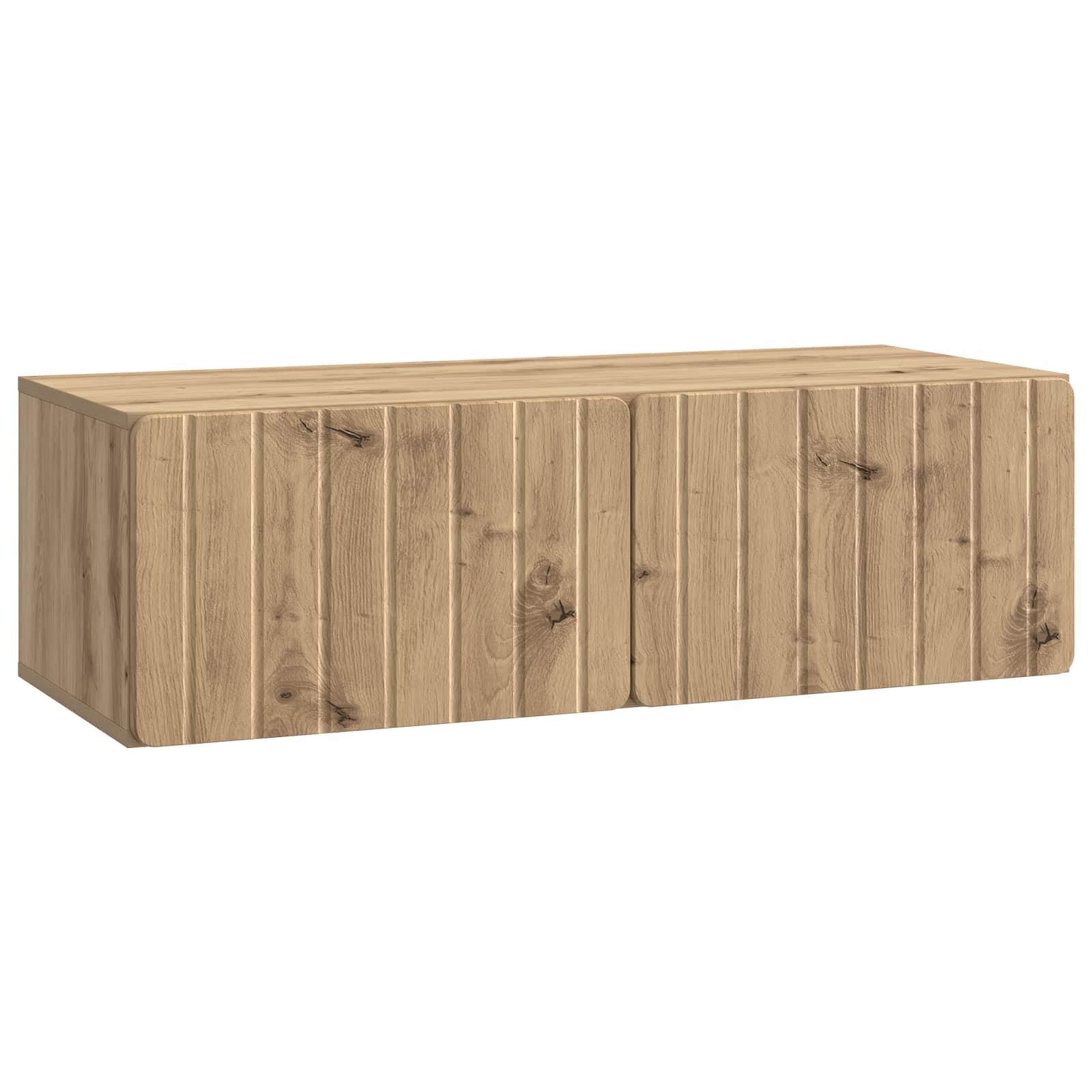 vidaXL Wandbeugel TV-kast Zwart 59,5 x 41 x 30 cm Bewerkt hout