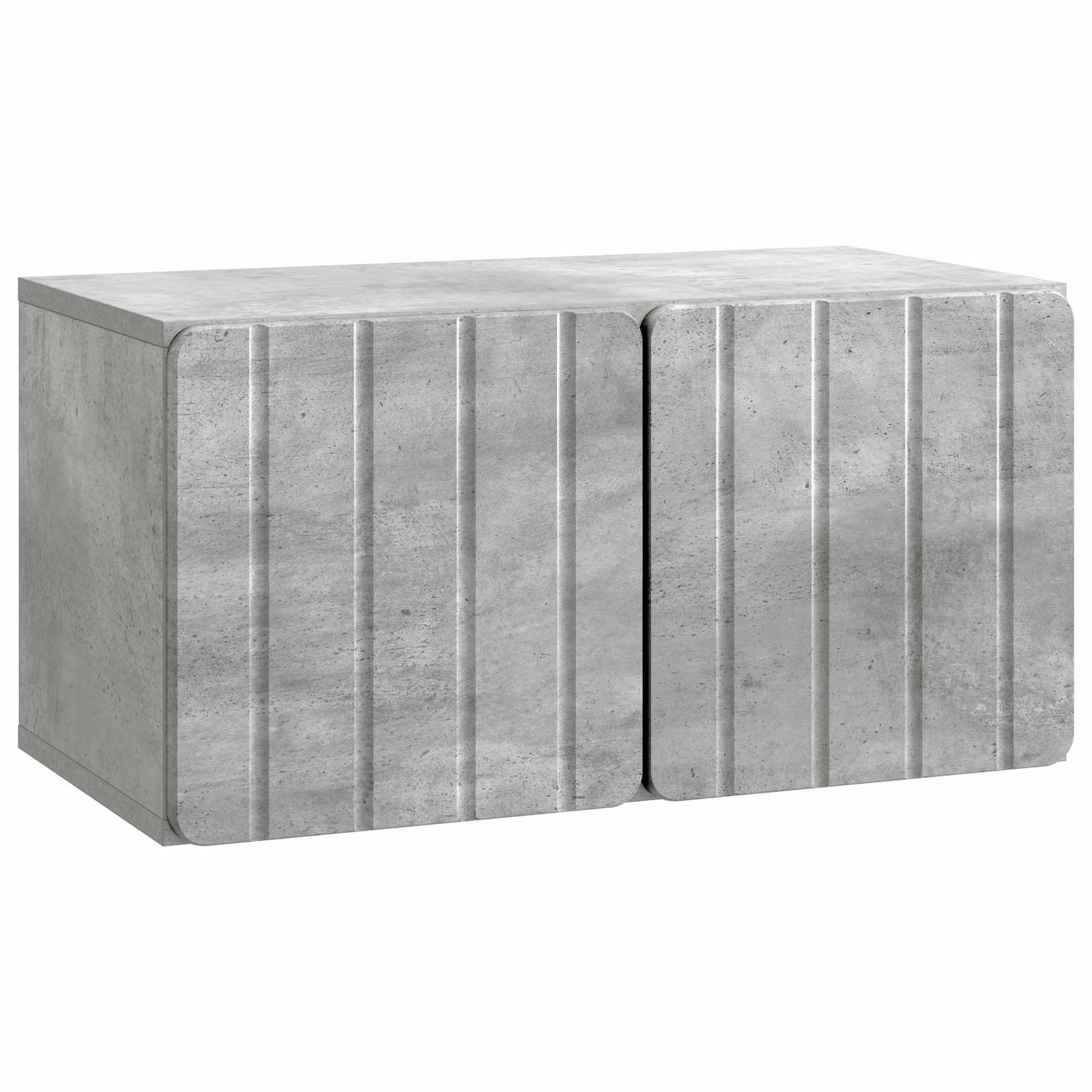 vidaXL Wandbeugel TV-kast Zwart 59,5 x 41 x 30 cm Bewerkt hout