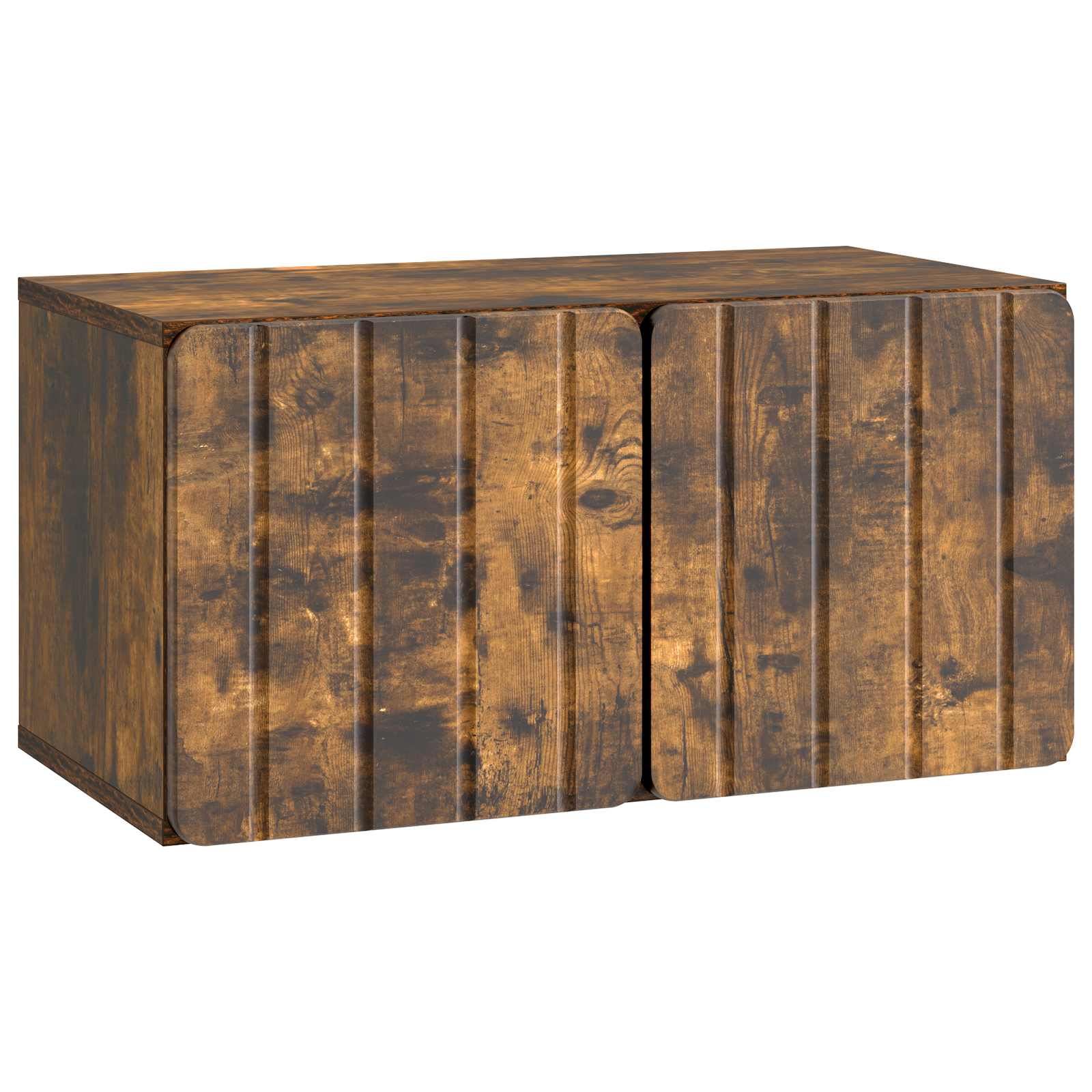 vidaXL Wandbeugel TV-kast Zwart 59,5 x 41 x 30 cm Bewerkt hout