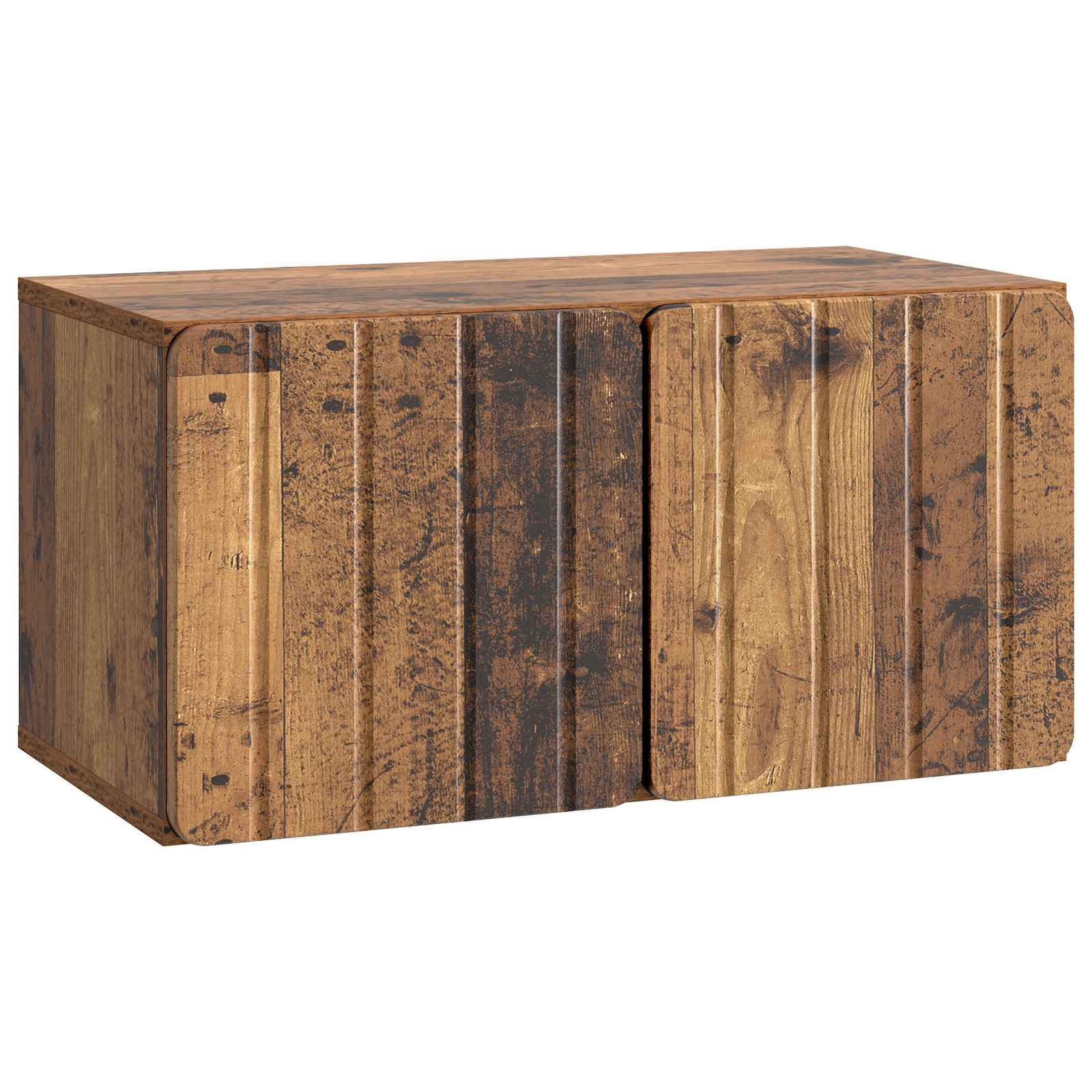 vidaXL Wandbeugel TV-kast Zwart 59,5 x 41 x 30 cm Bewerkt hout