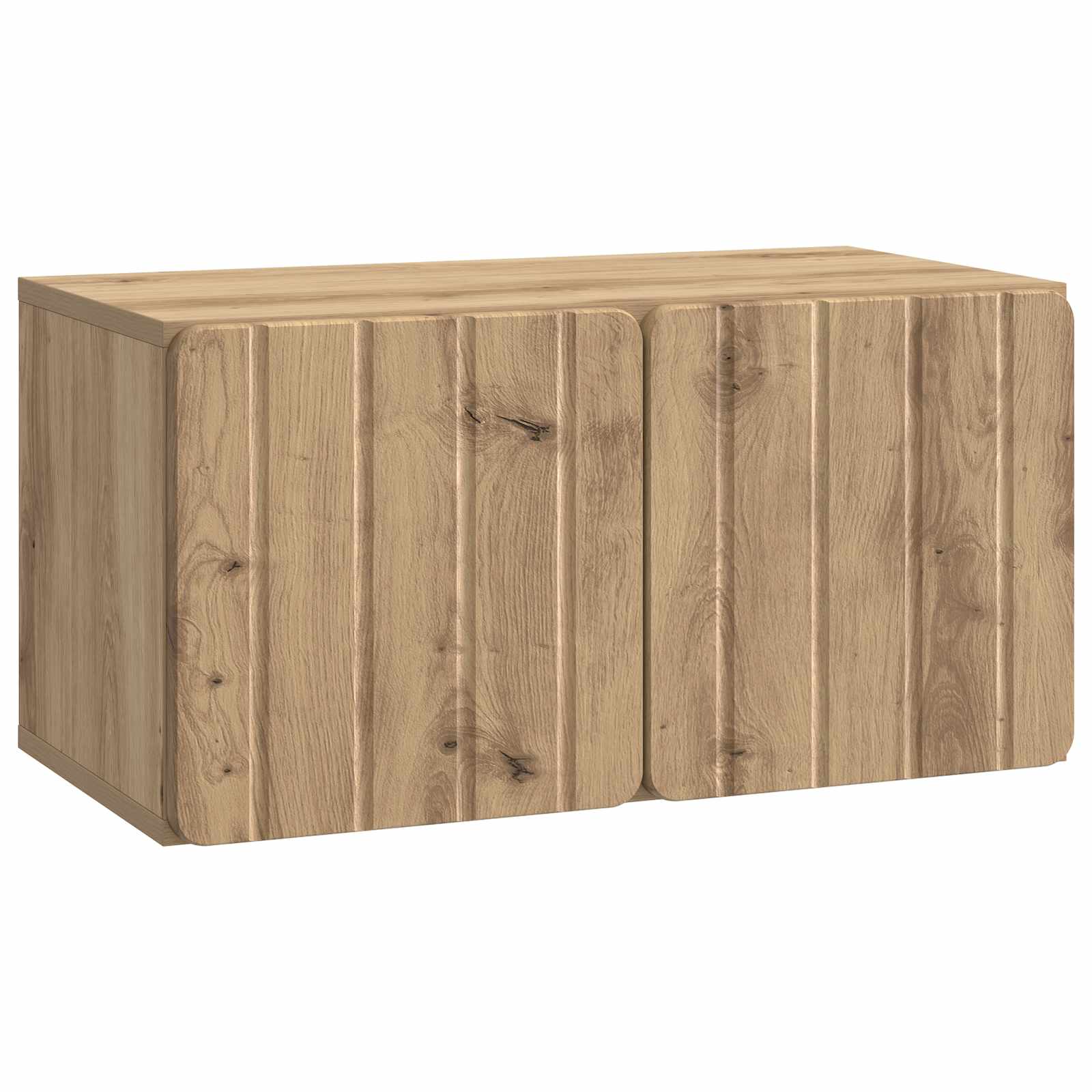 vidaXL Wandbeugel TV-kast Zwart 59,5 x 41 x 30 cm Bewerkt hout