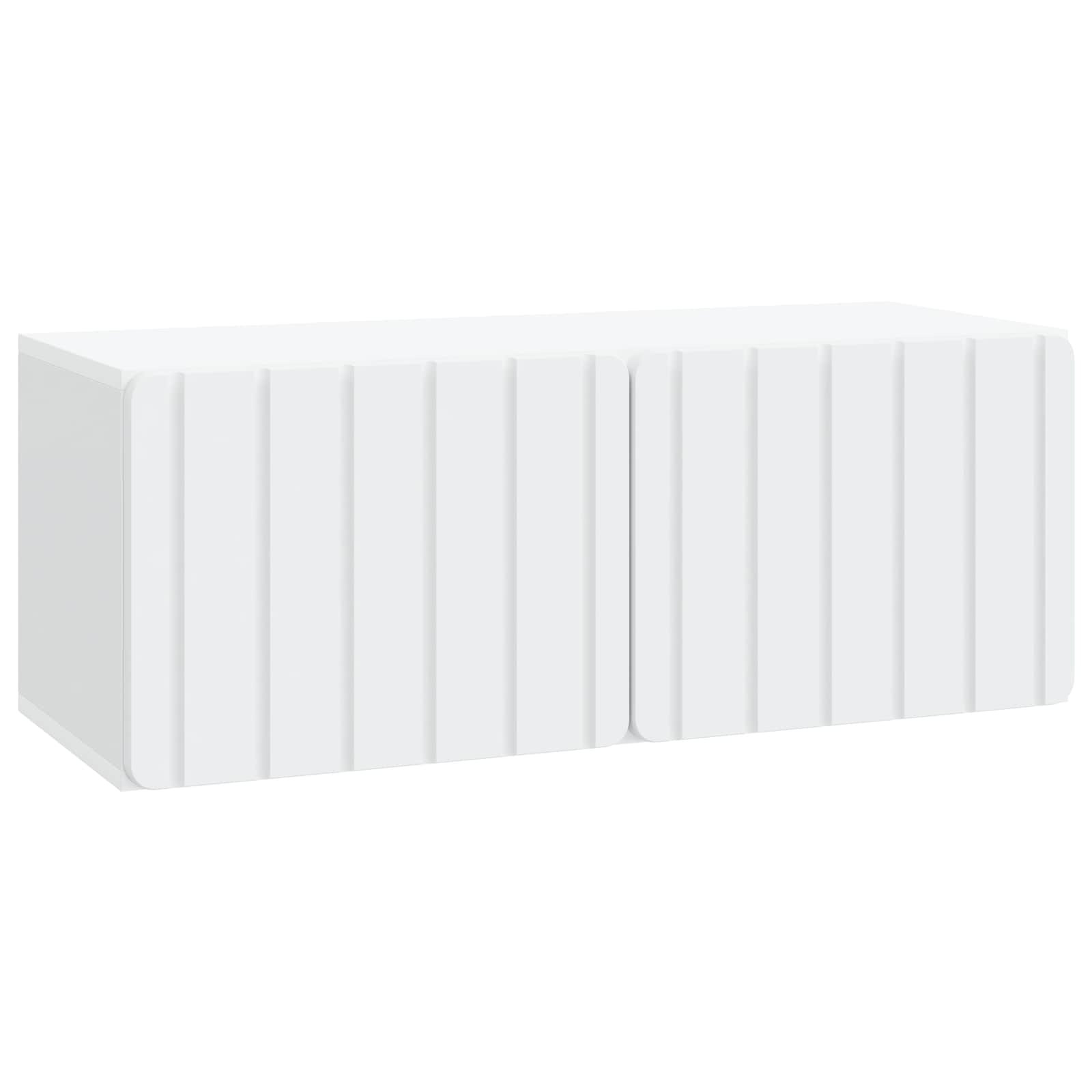 vidaXL Wandbeugel TV-kast Zwart 59,5 x 41 x 30 cm Bewerkt hout