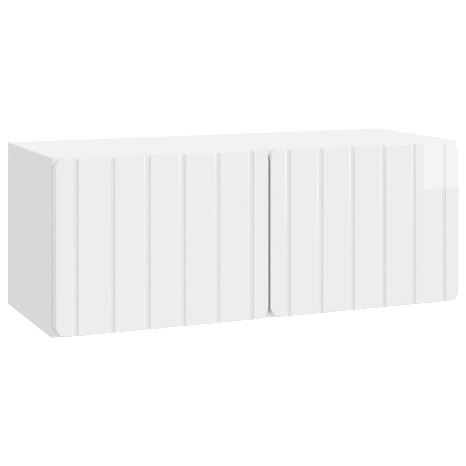 vidaXL Wandbeugel TV-kast Zwart 59,5 x 41 x 30 cm Bewerkt hout