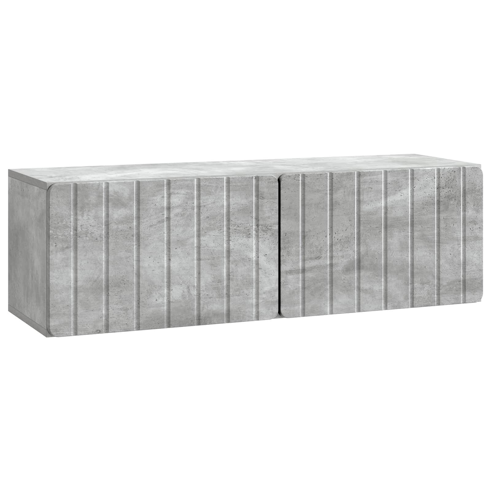 vidaXL Wandbeugel TV-kast Zwart 59,5 x 41 x 30 cm Bewerkt hout