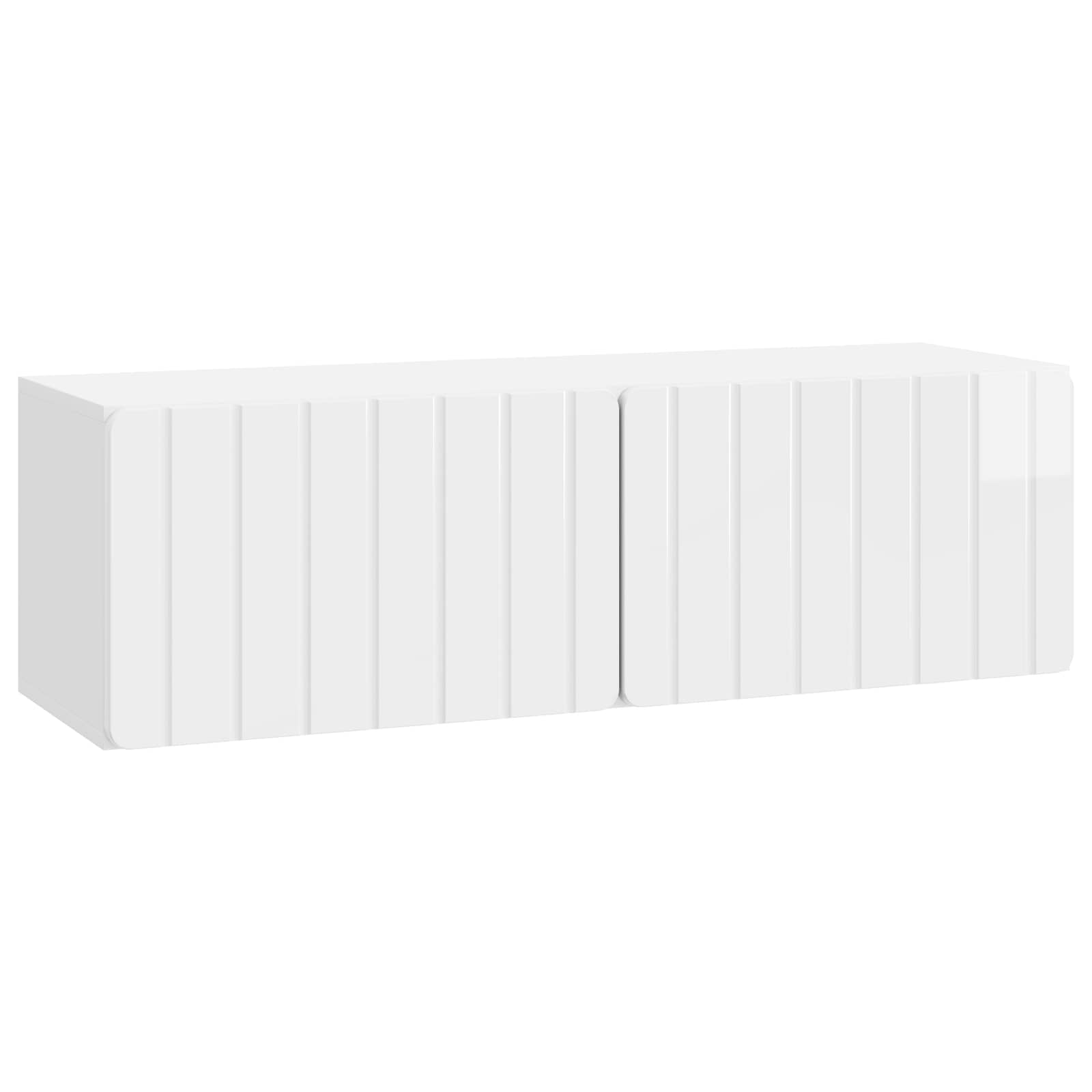 vidaXL Wandbeugel TV-kast Zwart 59,5 x 41 x 30 cm Bewerkt hout