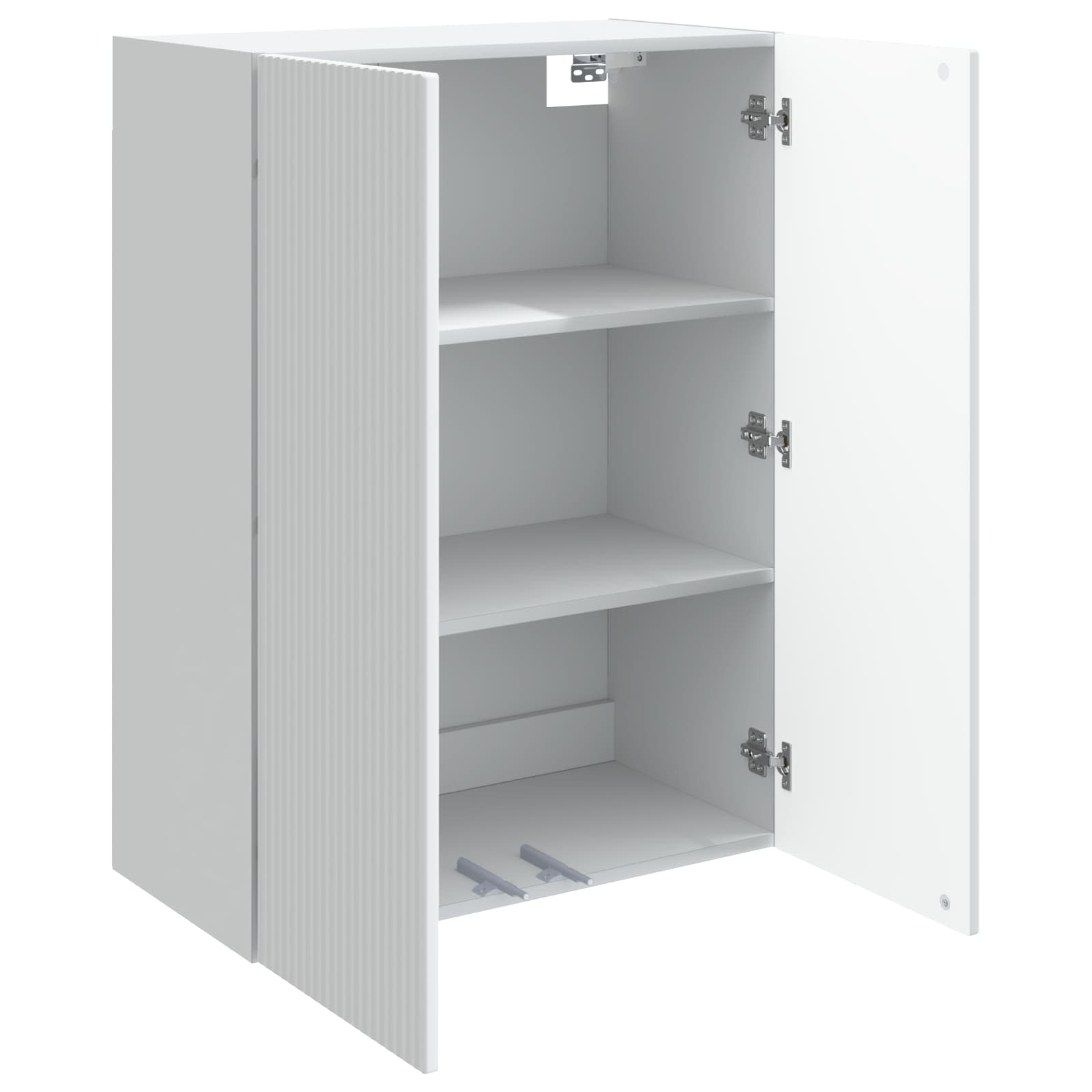 vidaXL Wandkast Wit 66 x 34,5 x 90 cm Bewerkt hout
