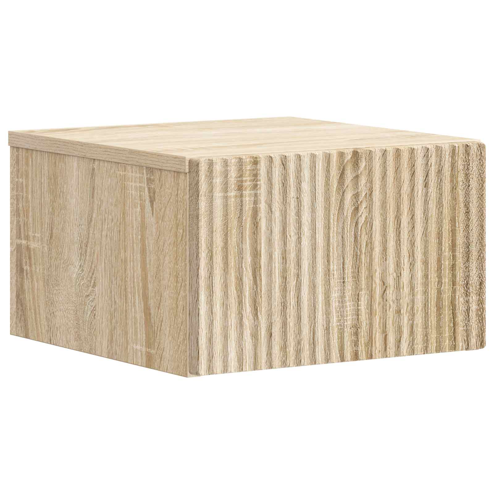 vidaXL Wandbeugel Bedkast 2 pcs Wit 33 x 34,5 x 20 cm Bewerkt hout
